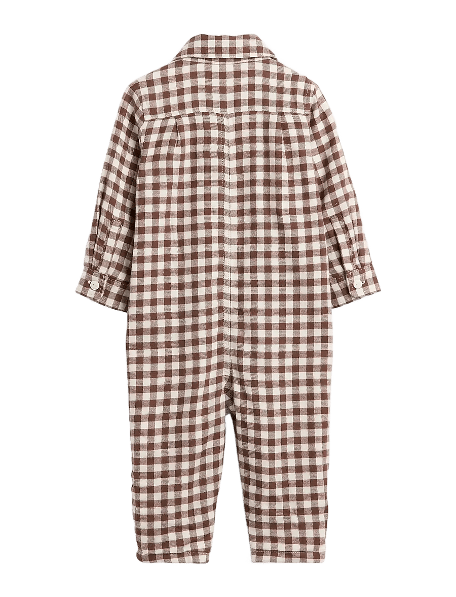 GAP - Baby Flannel Button-Down from the GAP collection - kombinesoonid - amber wood - 1