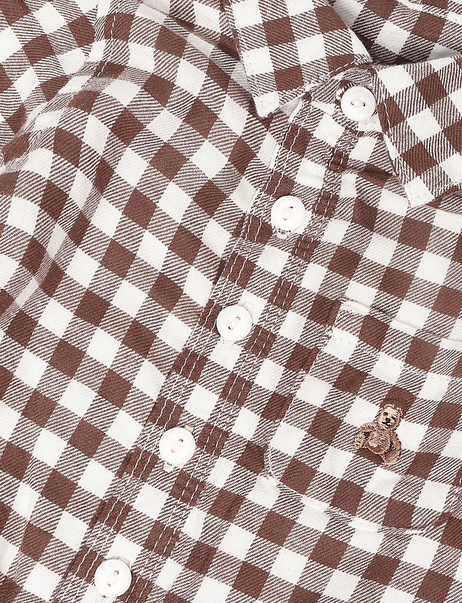 GAP - Baby Flannel Button-Down from the GAP collection - kombinesoonid - amber wood - 2