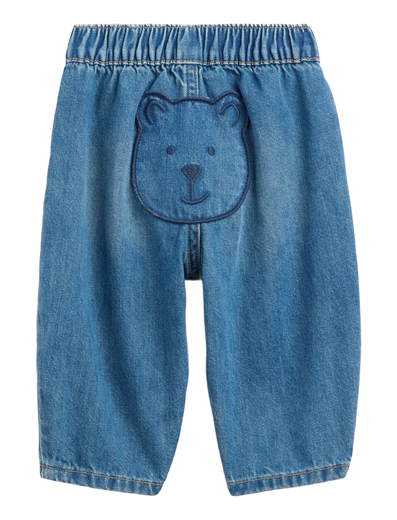 GAP - Baby Brannan Bear Pull-on Barrel Jeans - dark wash - 1