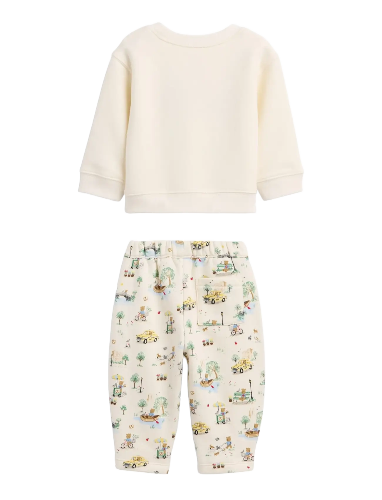 GAP - Baby VintageSoft Brannan Bear Logo Sweat Set - sets mit langärmeligem t-shirt - nyc toile - 1