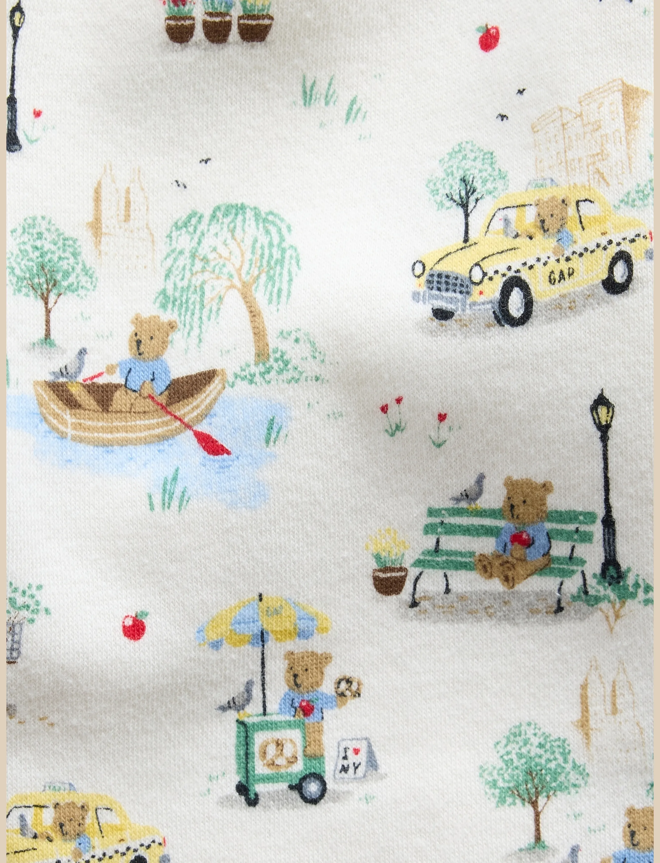 GAP - Baby VintageSoft Brannan Bear Logo Sweat Set - sets mit langärmeligem t-shirt - nyc toile - 3