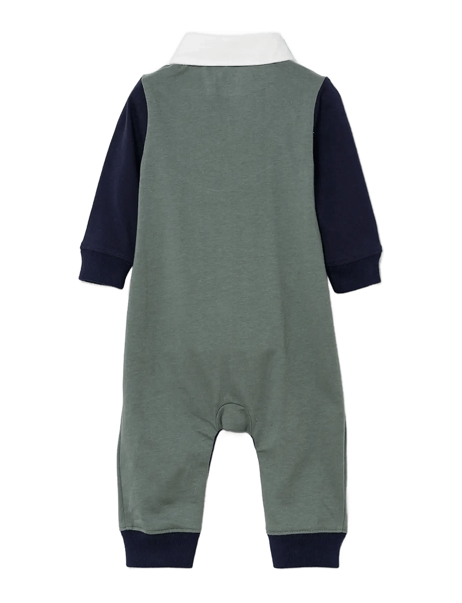 GAP - Baby Rugby One-Piece from the GAP collection - colorblock - 1