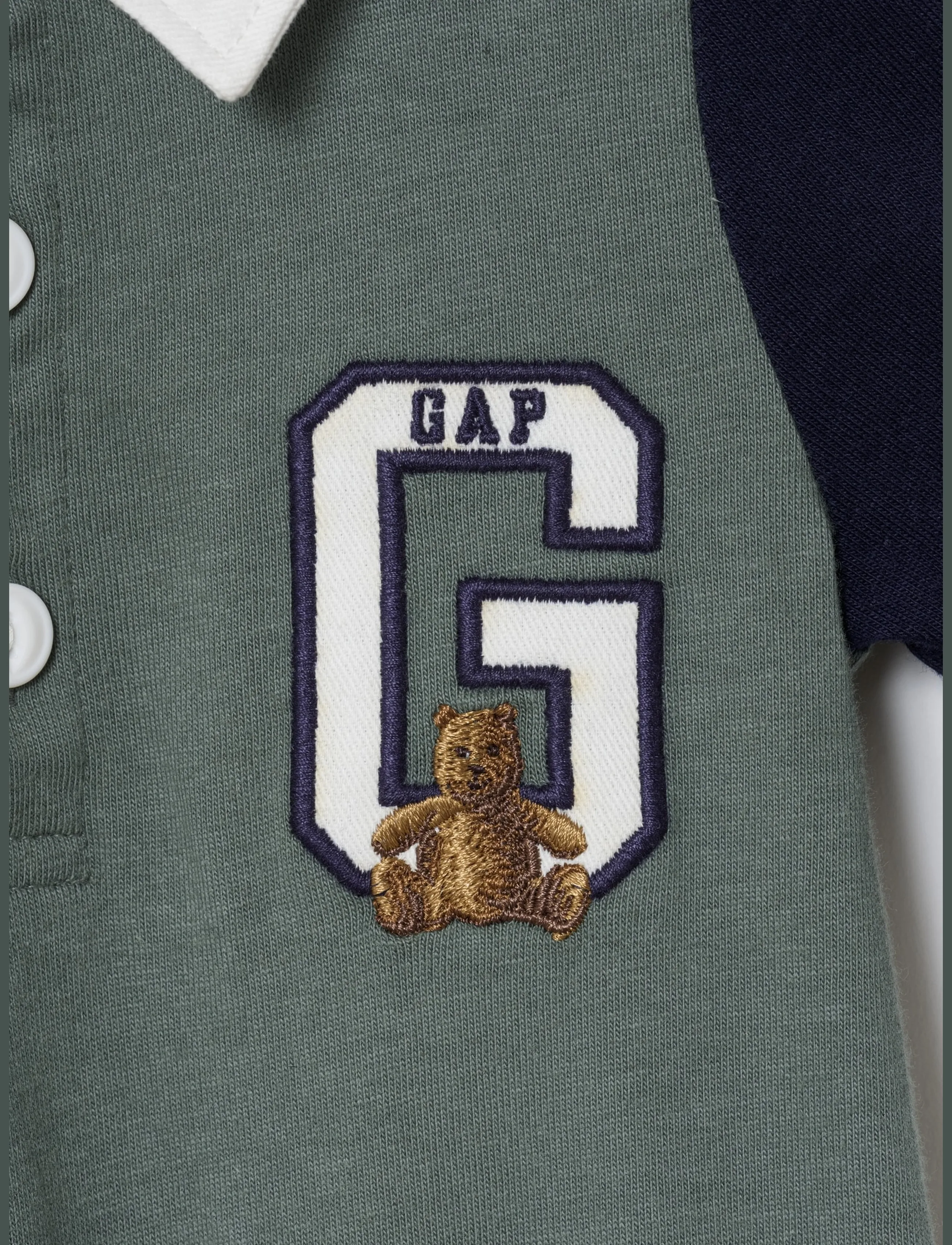 GAP - Baby Rugby One-Piece from the GAP collection - colorblock - 2
