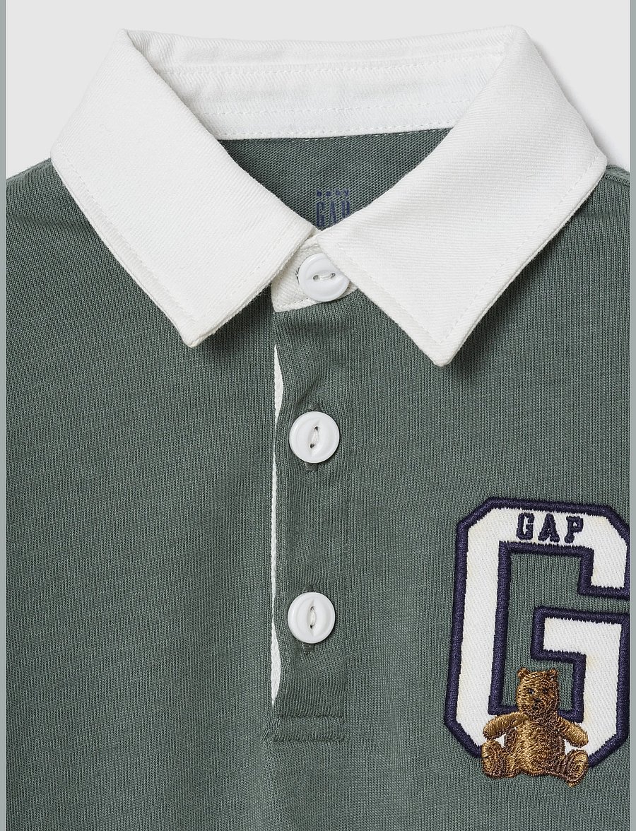 GAP - Baby Rugby One-Piece from the GAP collection - colorblock - 4