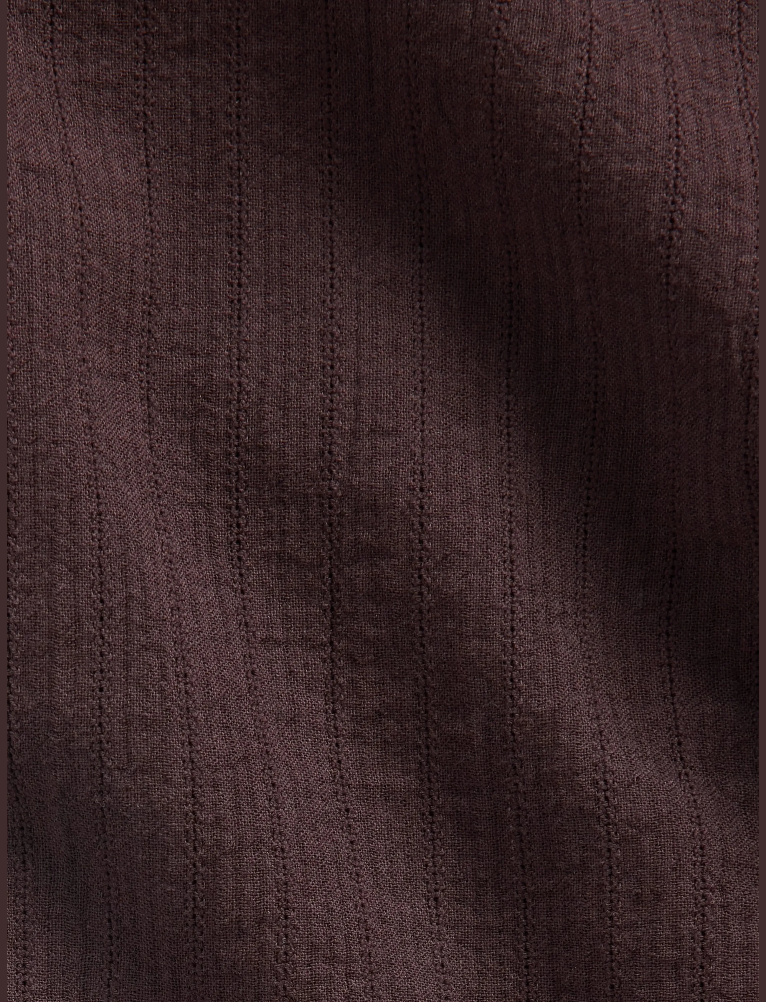 GAP - Textured Dobby Fitted Shirt from the GAP collection - långärmade skjortor - terra brown - 4