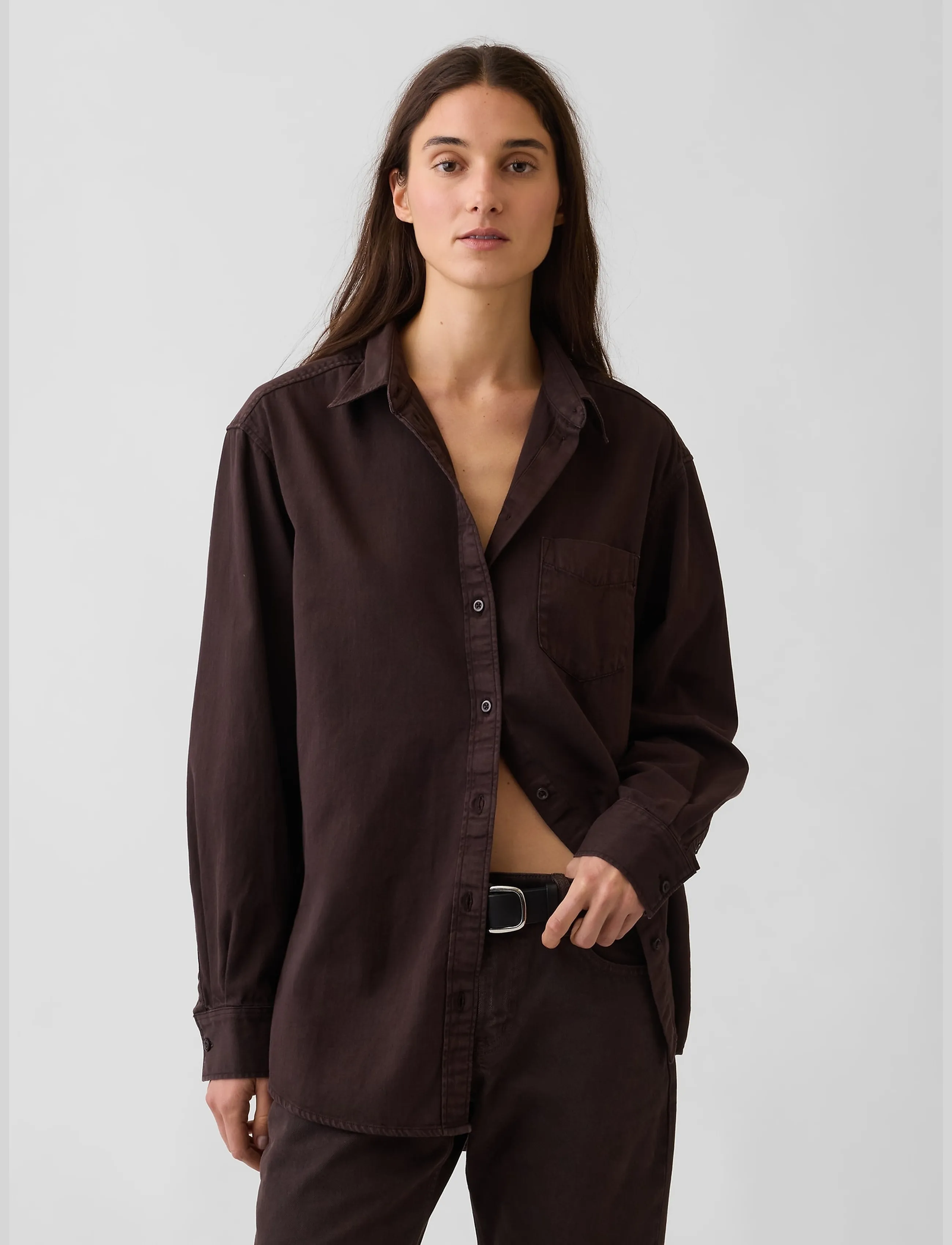 GAP Denim Big Shirt from the GAP collection - Hemden - BROWN 6 / brown
