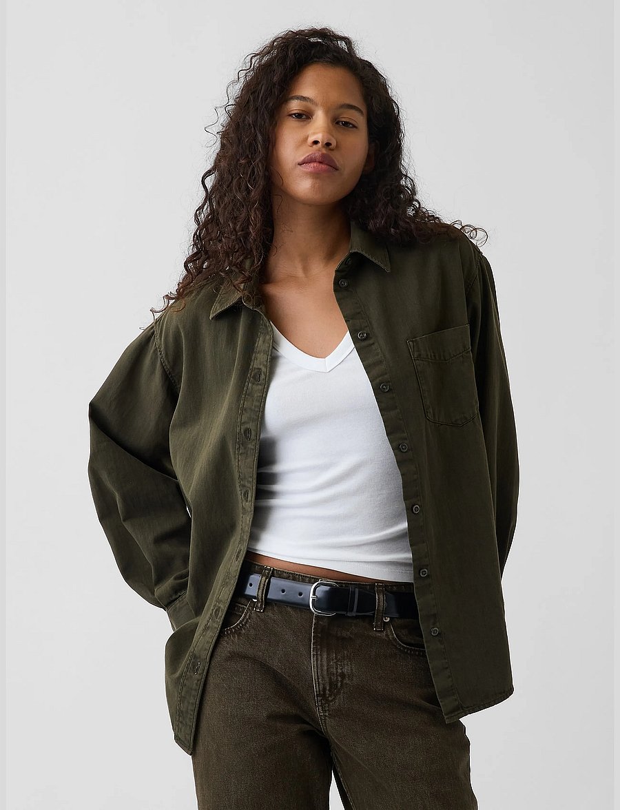 GAP - Denim Big Shirt from the GAP collection - jeanshemden - bamboo - 0