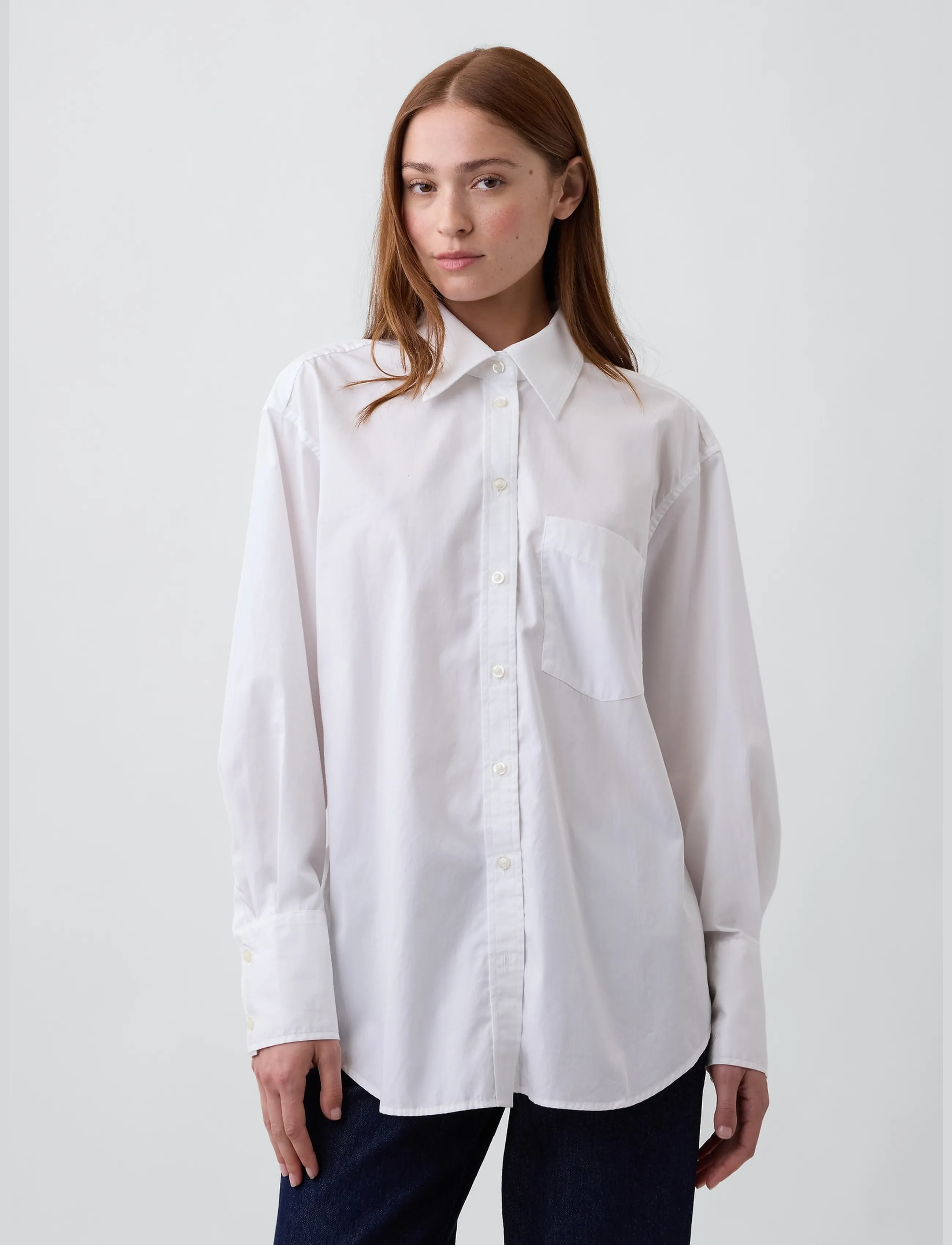 GAP Poplin Big Shirt from the GAP collection - Hemden - OPTIC WHITE V6 / white