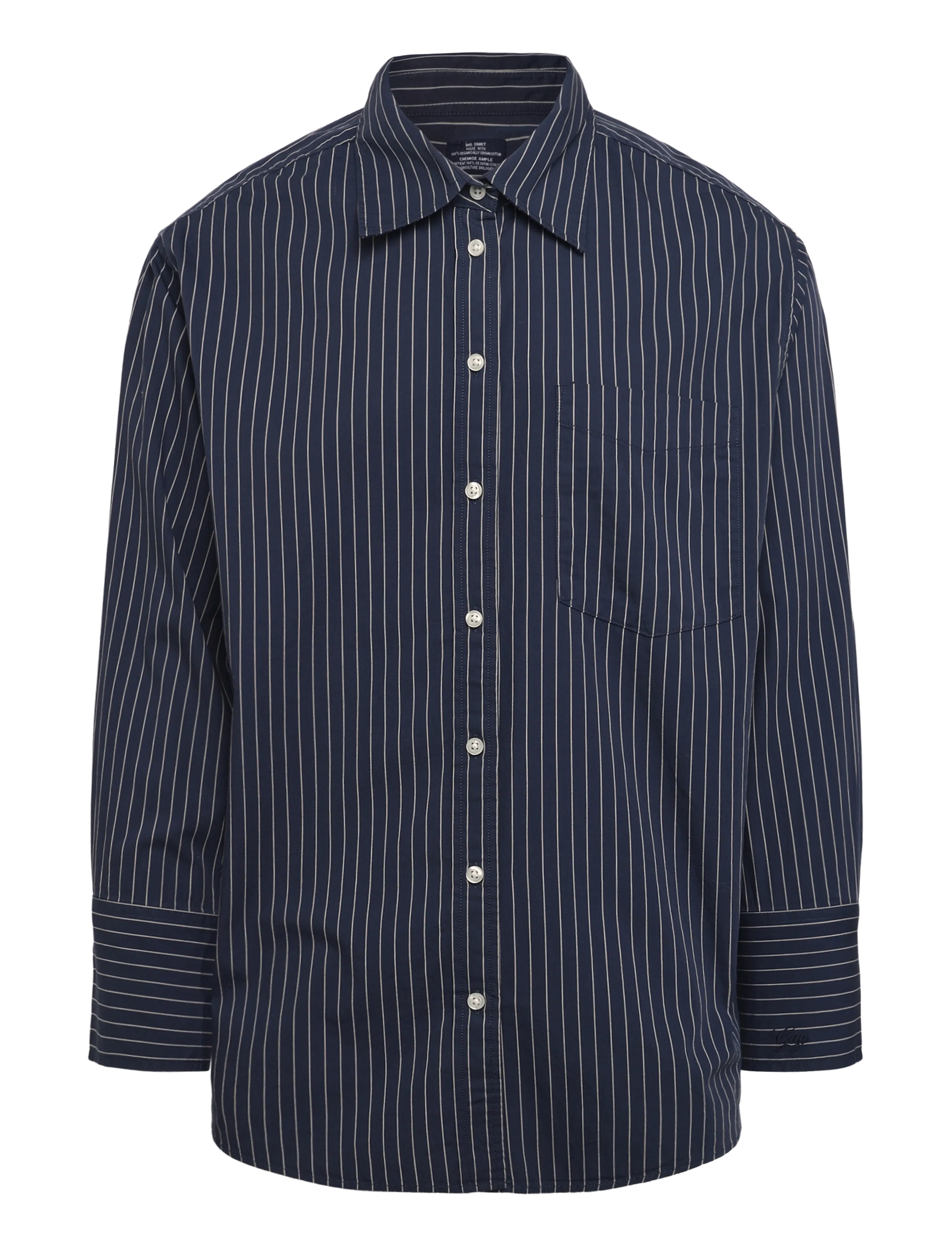 WHITE NAVY STRIPE