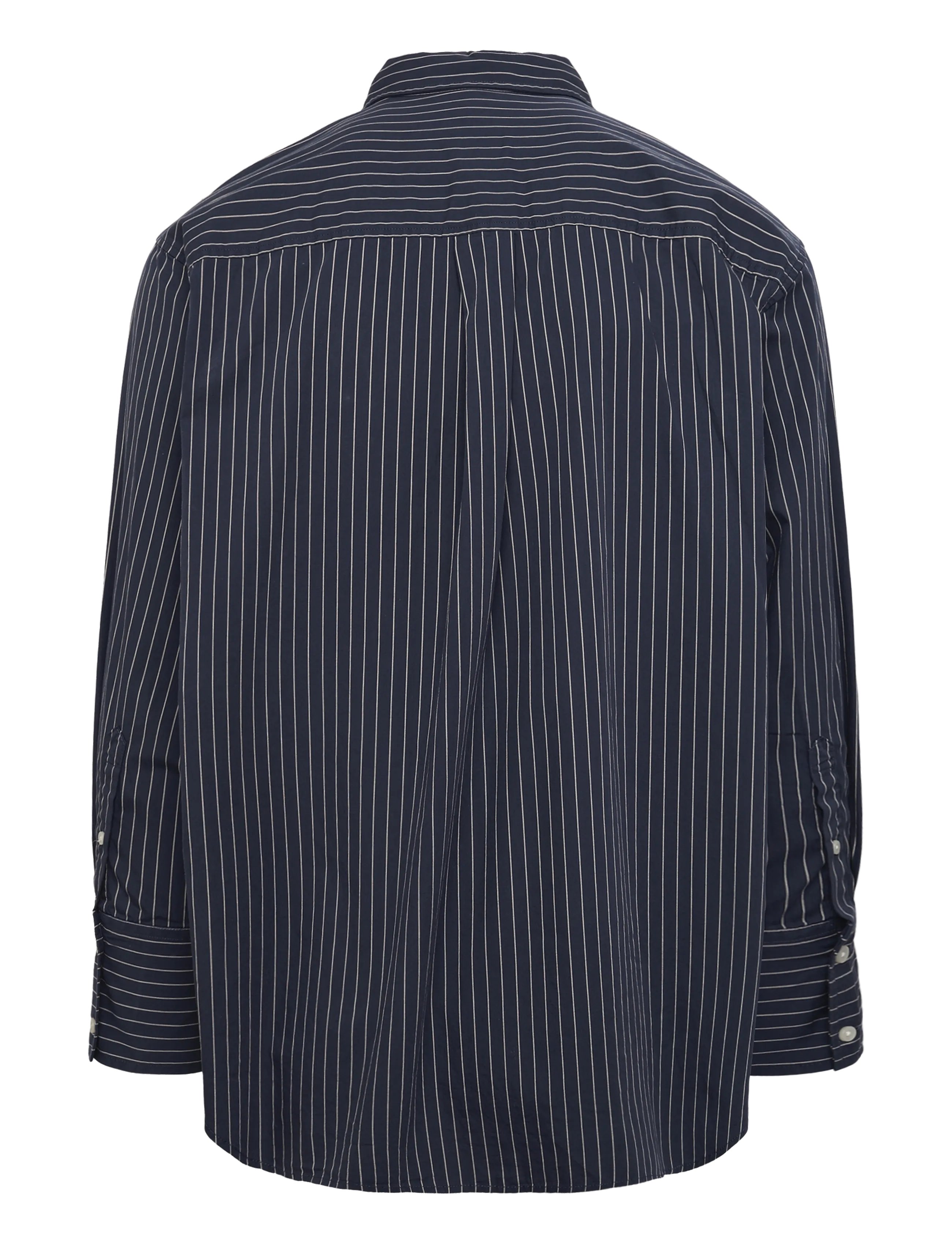 GAP - Poplin Big Shirt from the GAP collection - long-sleeved shirts - white navy stripe - 1
