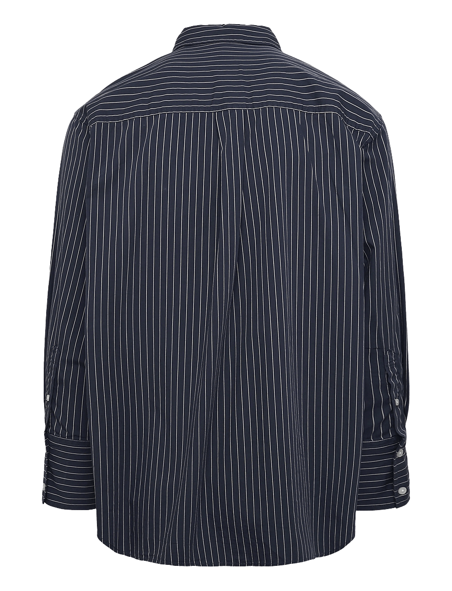 GAP - Poplin Big Shirt from the GAP collection - langärmlige hemden - white navy stripe - 1