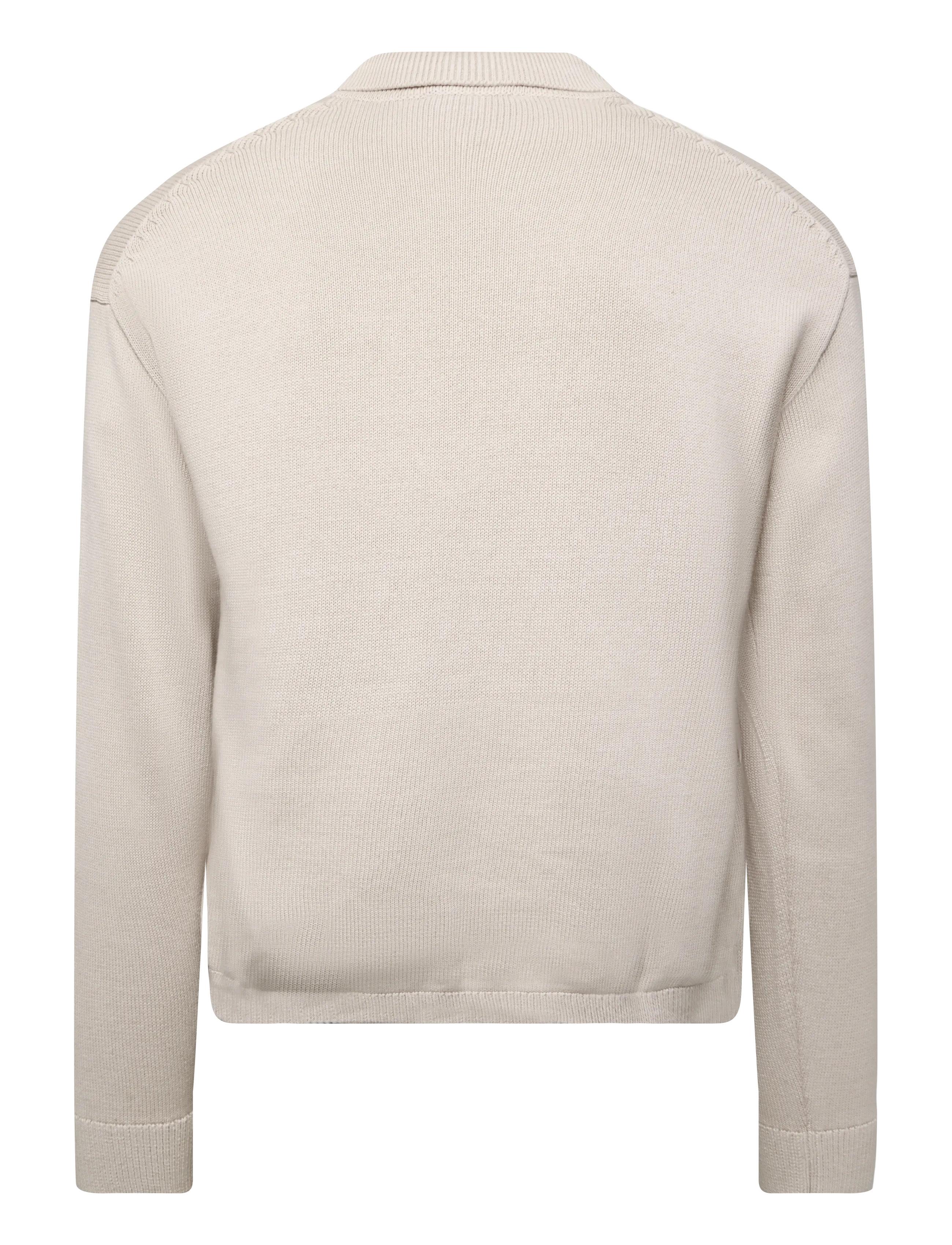 GAP - Long-Sleeved Polo Sweater from the GAP collection - poloer i strik med lange ærmer - regular grey - 2