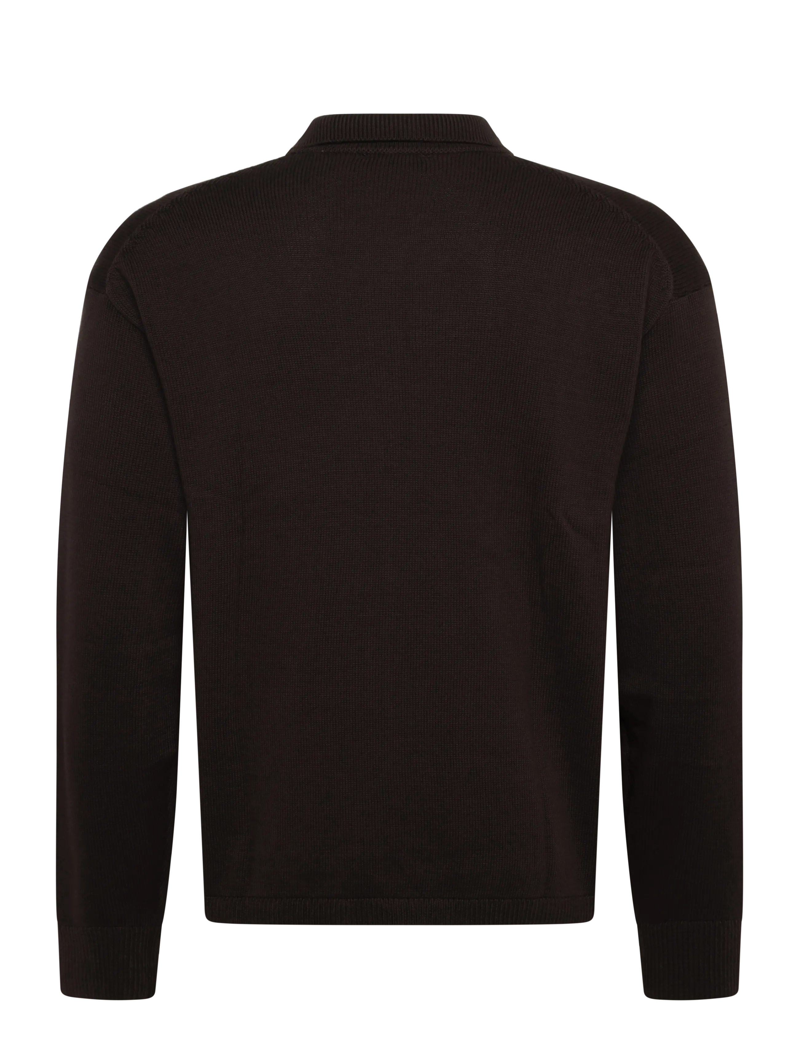 GAP - Long-Sleeved Polo Sweater from the GAP collection - terra brown - 2