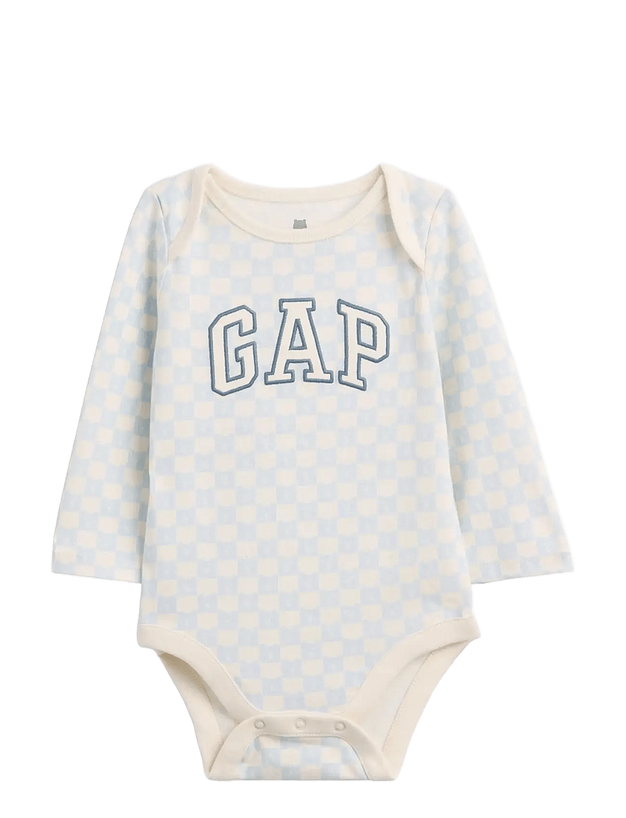 GAP - Organic Cotton Gap Logo Bodysuit - einkaufen nach alter von - essential blue - 0