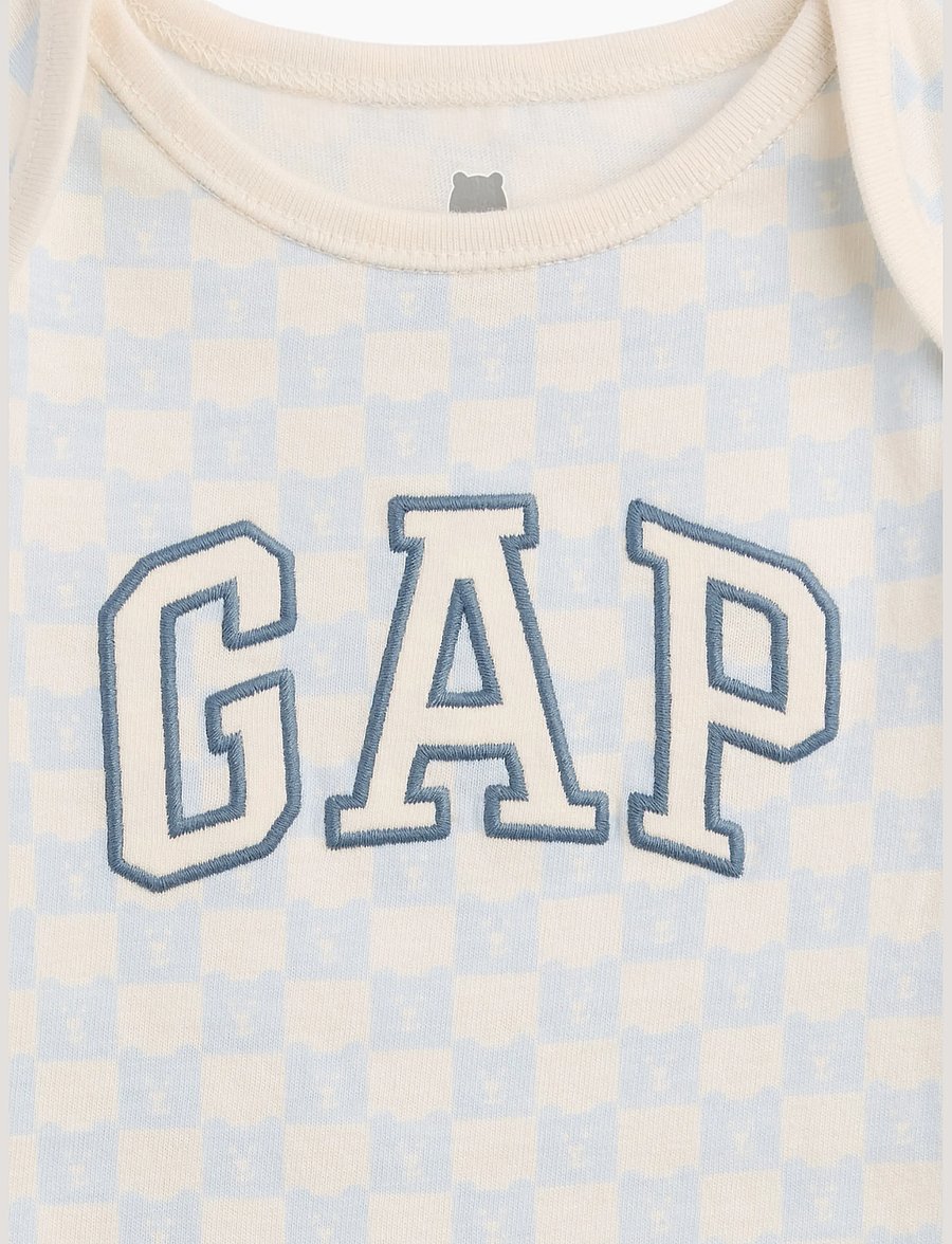 GAP - Organic Cotton Gap Logo Bodysuit - einkaufen nach alter von - essential blue - 2