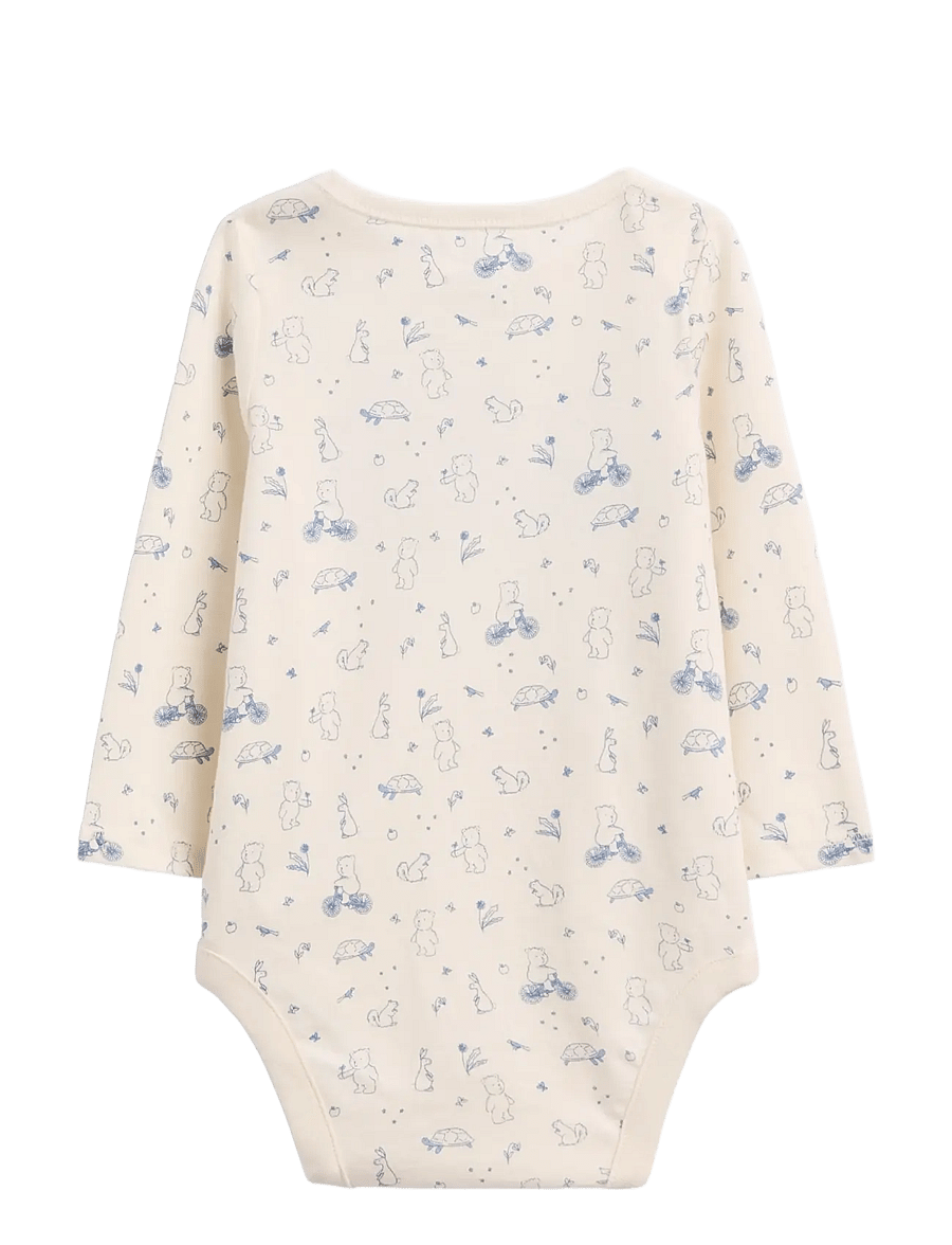 GAP - Organic Cotton Gap Logo Bodysuit - einkaufen nach alter von - ivory frost - 1