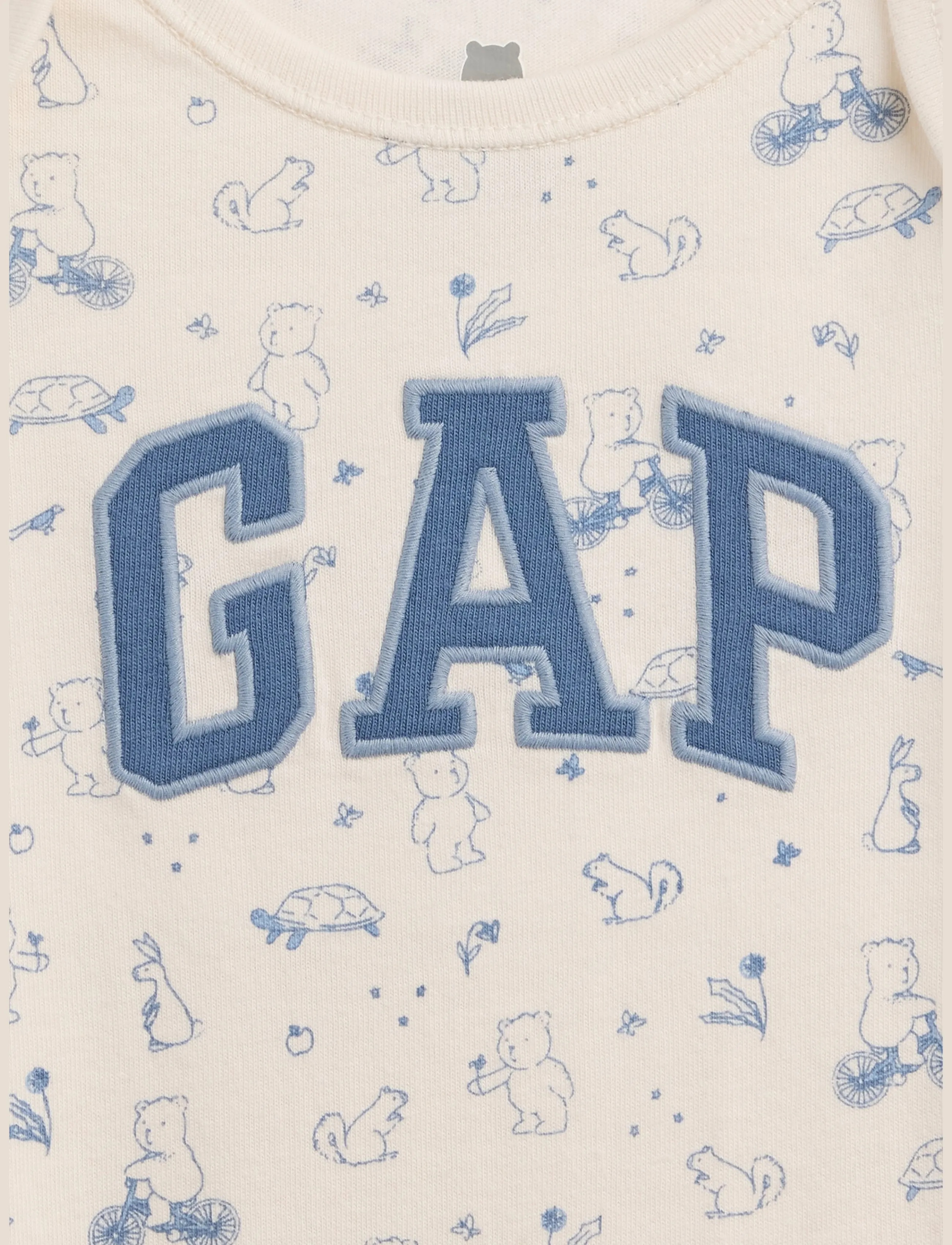 GAP - Organic Cotton Gap Logo Bodysuit - einkaufen nach alter von - ivory frost - 2