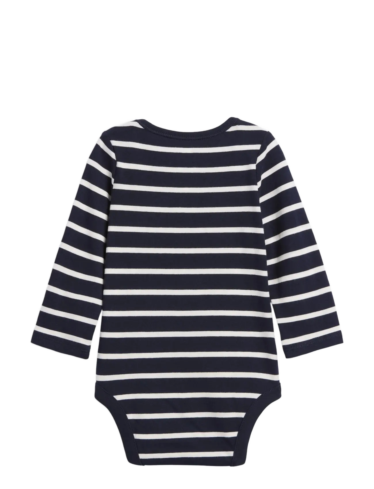 GAP - Organic Cotton Gap Logo Bodysuit - långärmade bodies - navy uniform stripe - 1