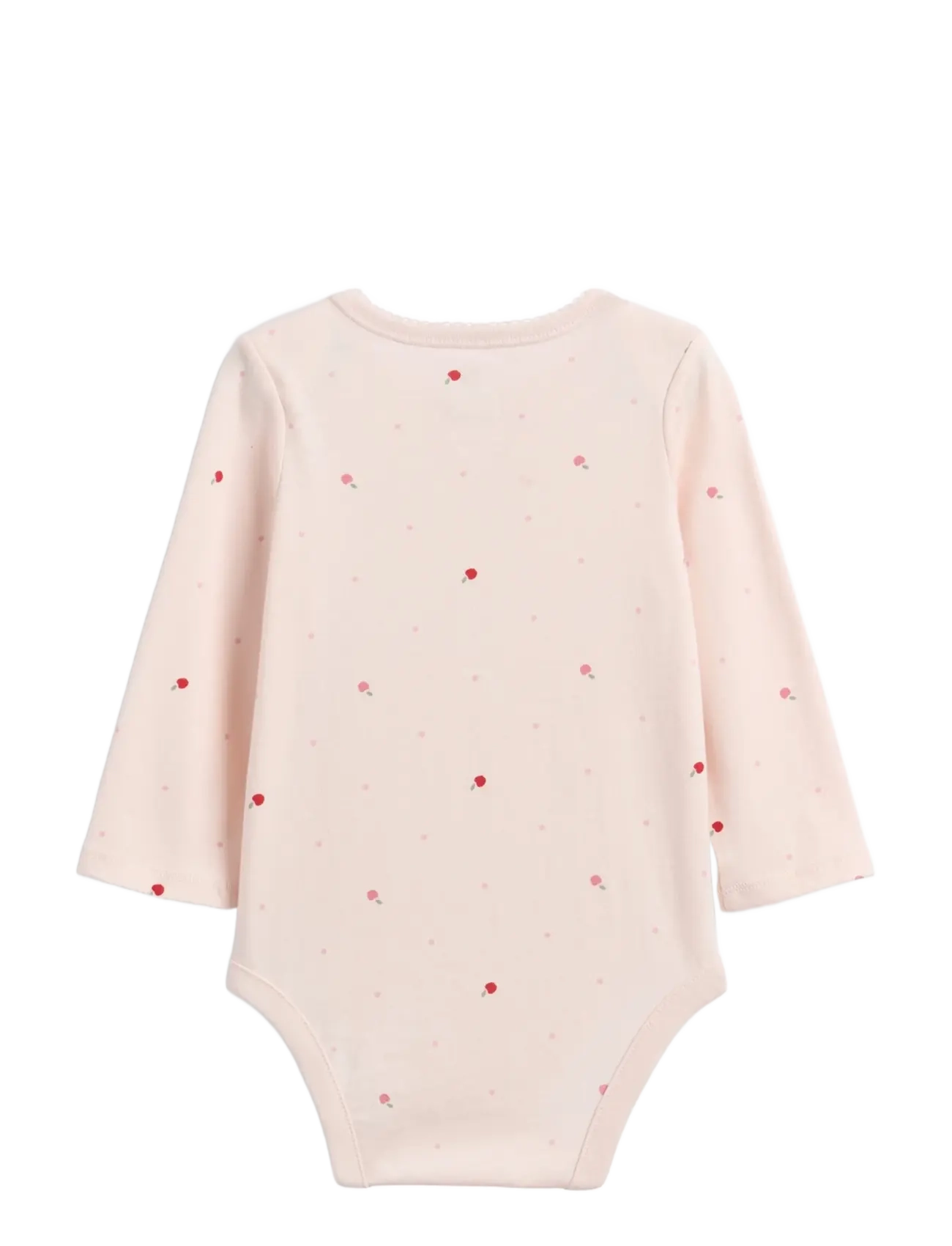 GAP - Baby Organic Cotton Graphic Bodysuit - långärmade bodies - barely pink - 1