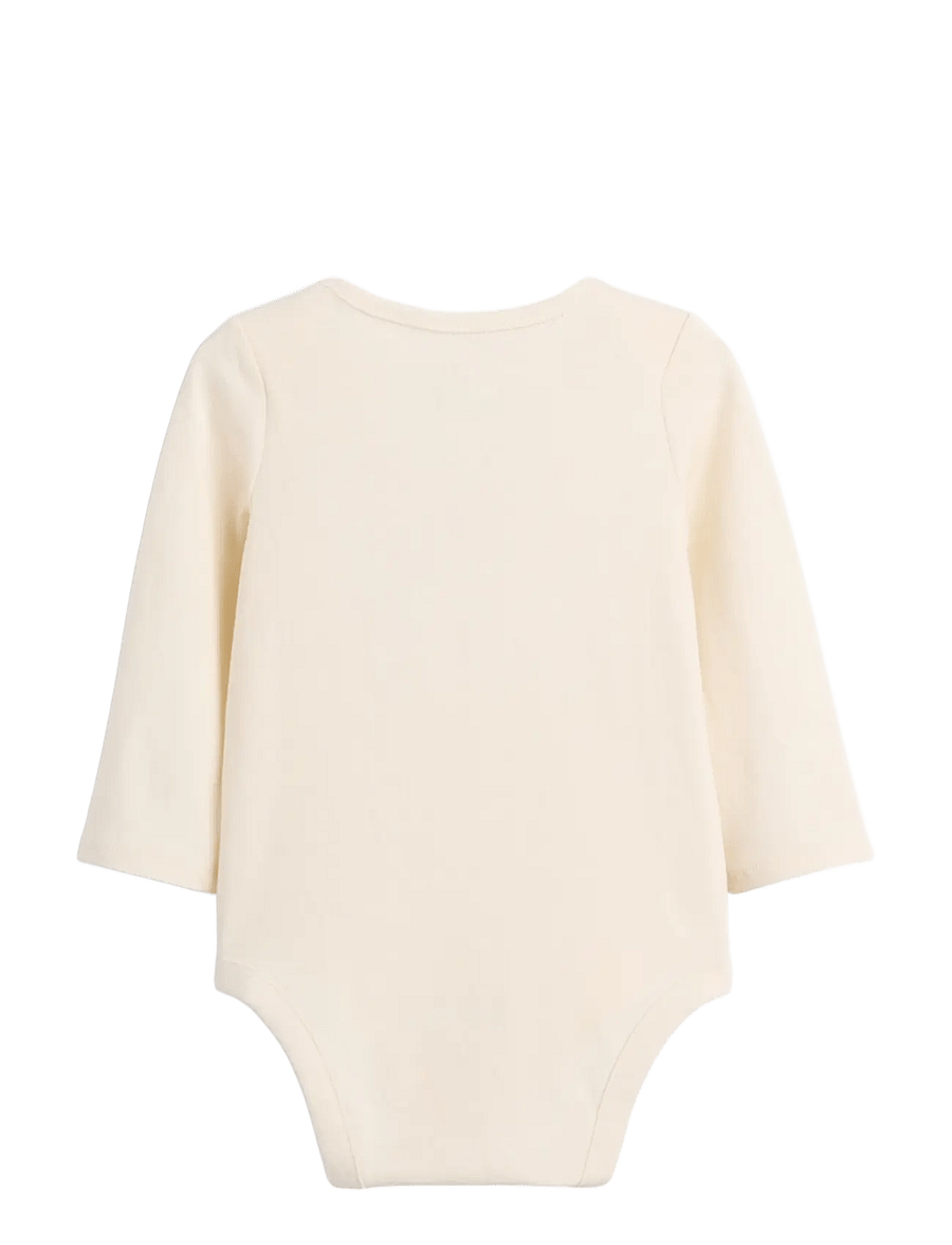 GAP - Baby Organic Cotton Graphic Bodysuit - langärmelige bodys - pink bow - 1