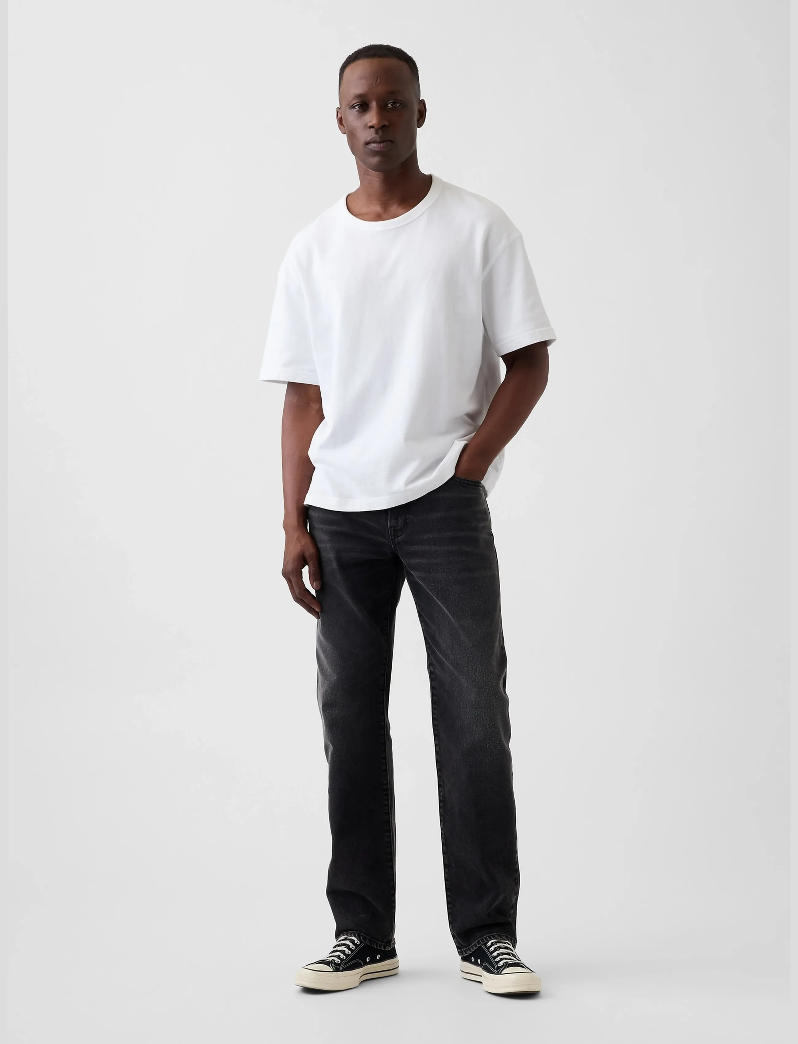 GAP - Straight Fit Jeans from the GAP collection - black wash - 5