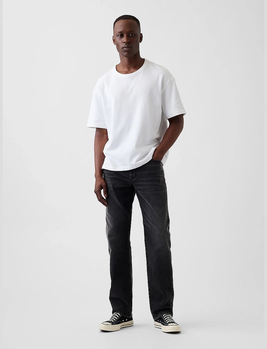 GAP - Straight Fit Jeans from the GAP collection - klassikalised teksad - black wash - 5