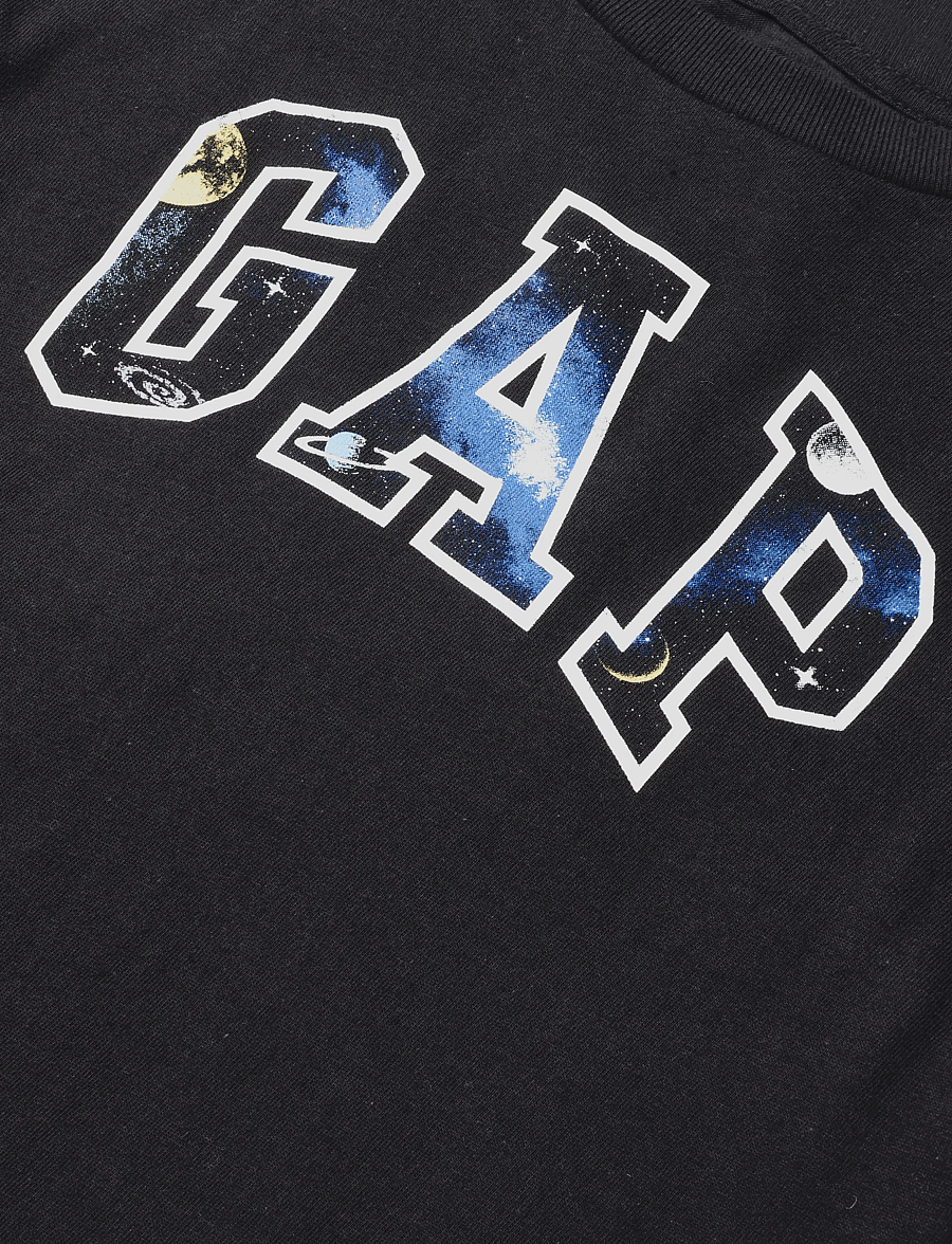 GAP - Logo Graphic T-Shirt from the GAP collection - pikkade varrukatega t-särgid - moonless night glitt - 2
