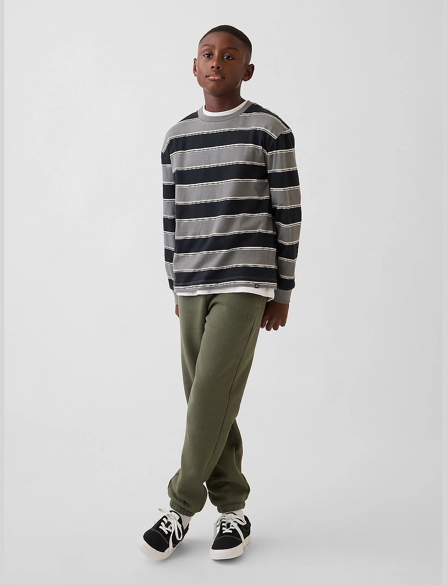 GAP - Logo Joggers from the GAP collection - dressipüksid - tweed green - 0