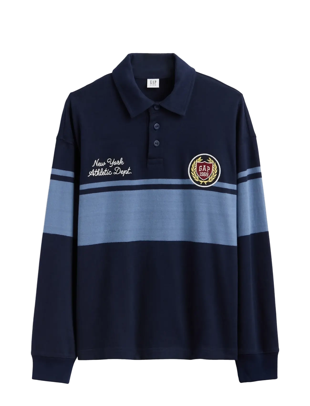 GAP Long-Sleeved Rugby Top from the GAP collection - Uus - NAVY UNIFORM V2 / navy