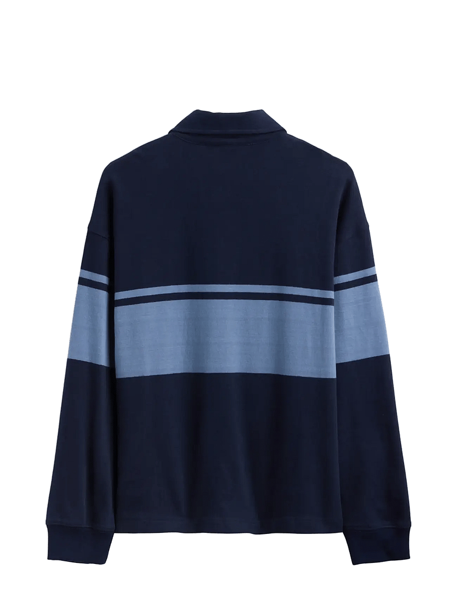 GAP - Long-Sleeved Rugby Top from the GAP collection - pikkade varrukatega polod - navy uniform v2 - 1