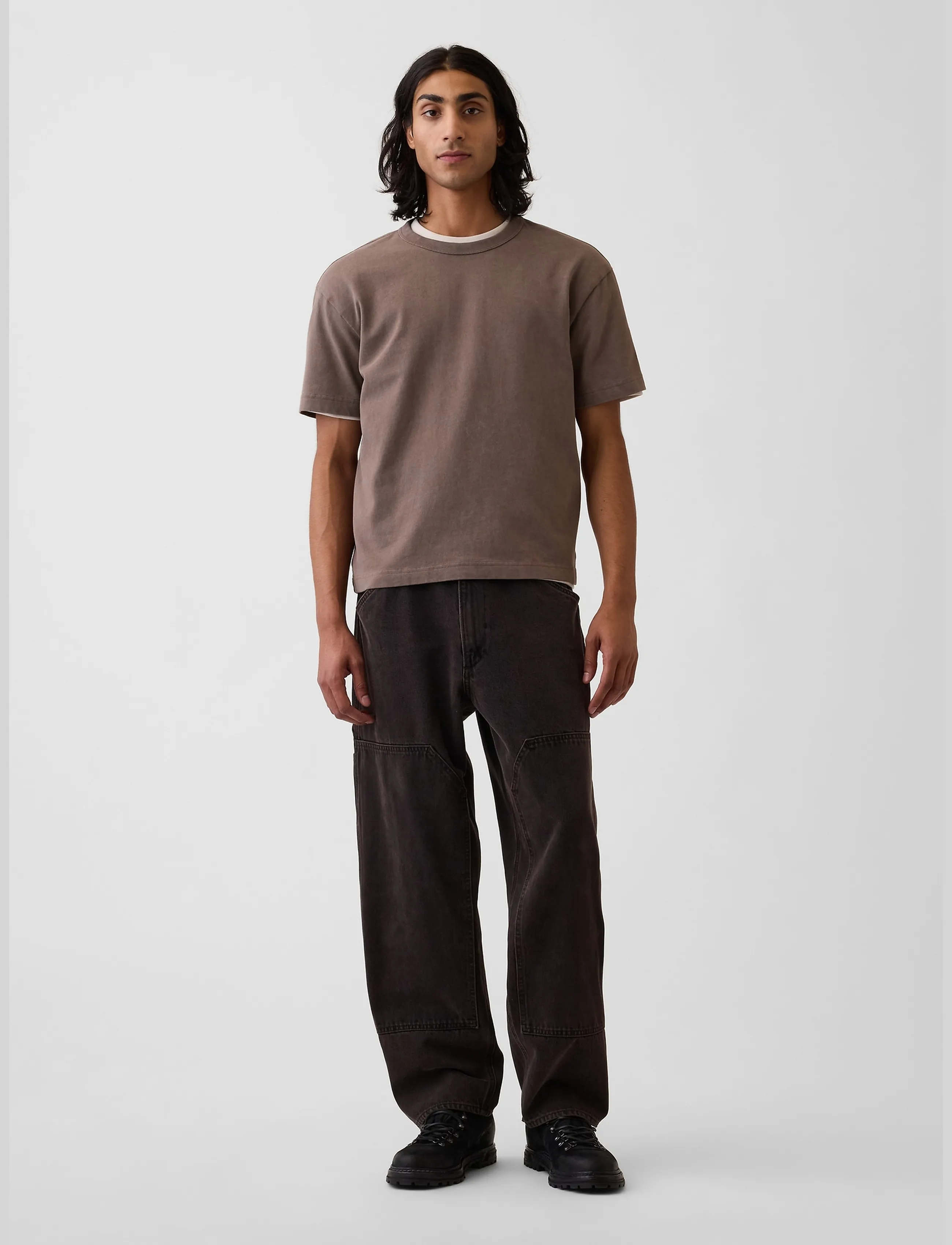 GAP Baggy Double-Knee Carpenter Jeans from the GAP collection - Jeans - DARK BROWN 1 / brown