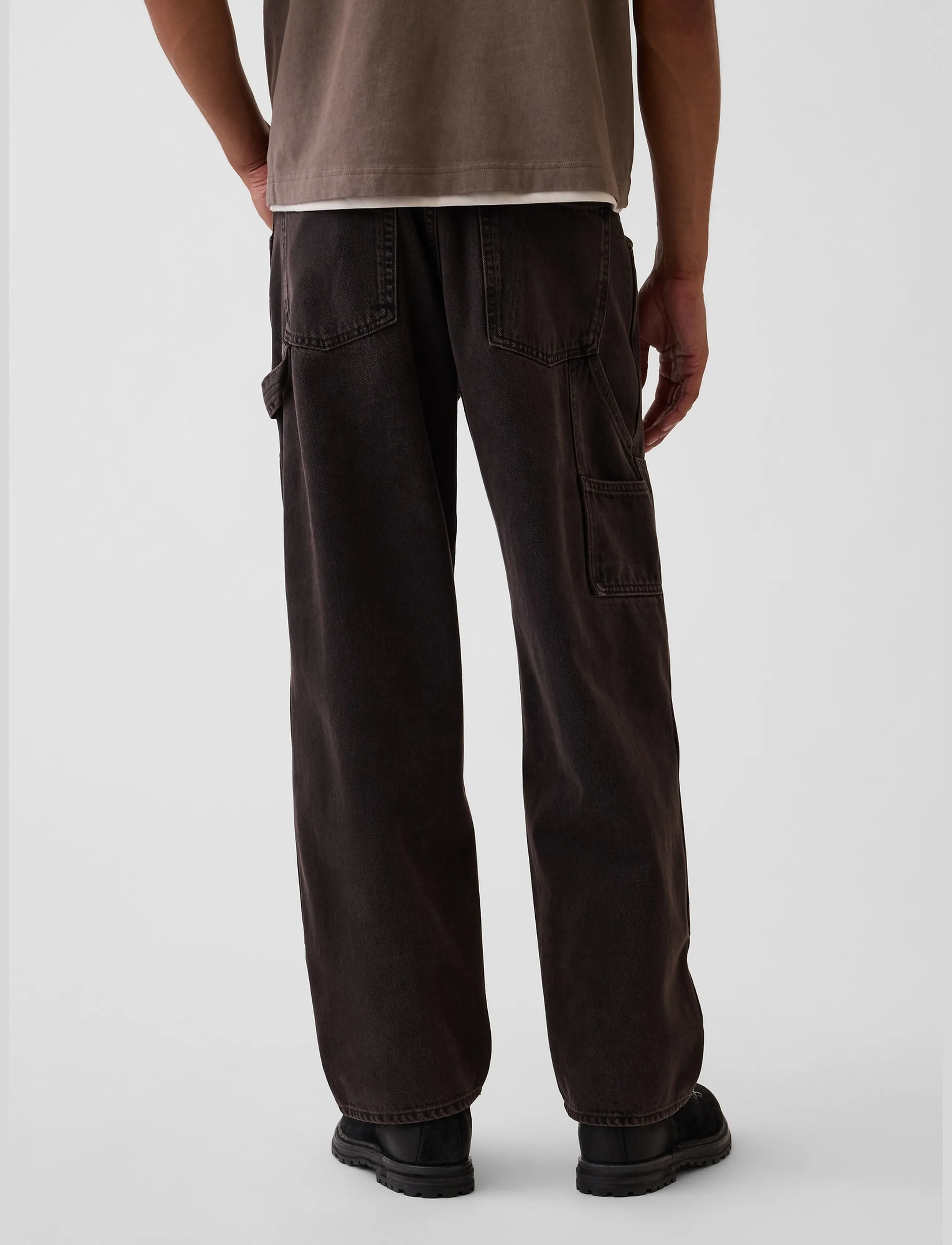 GAP - Baggy Double-Knee Carpenter Jeans from the GAP collection - tapered jeans - dark brown 1 - 4