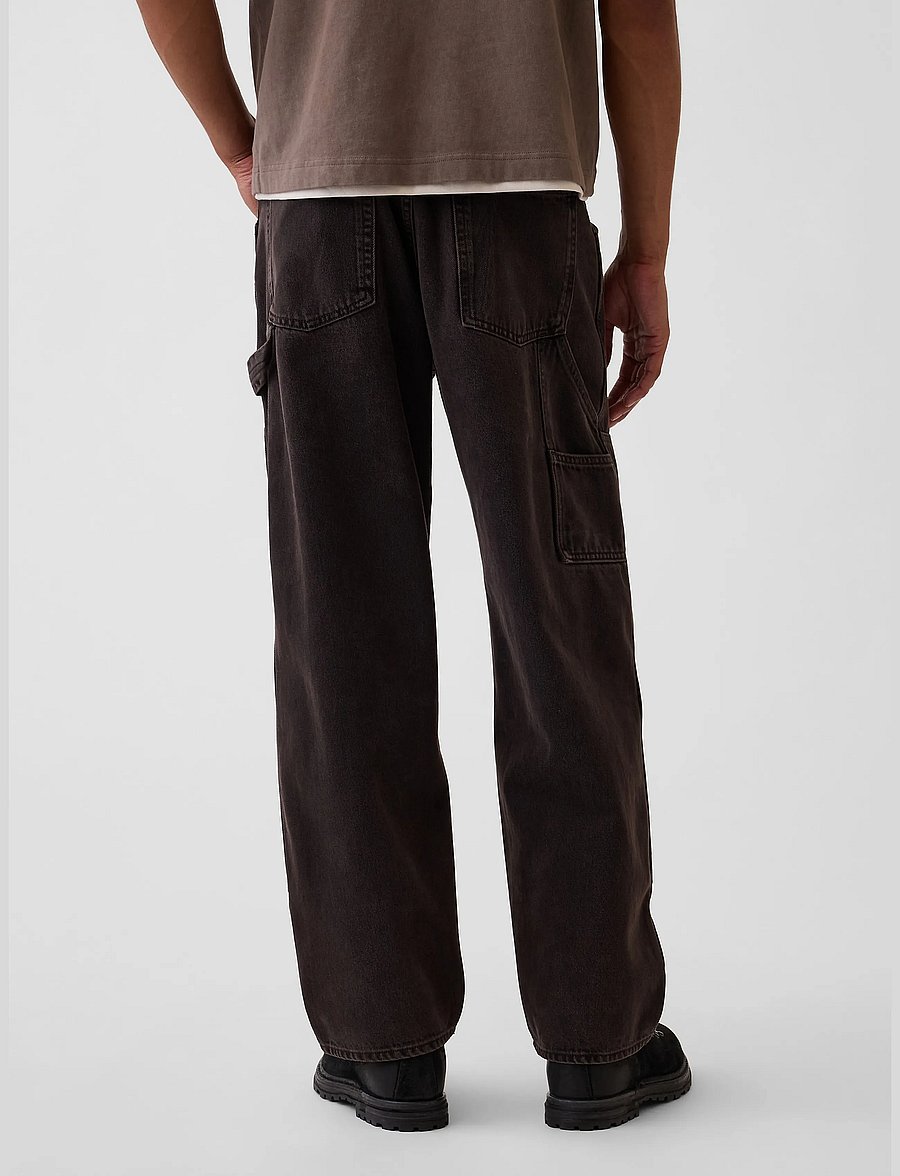 GAP - Baggy Double-Knee Carpenter Jeans from the GAP collection - tapered jeans - dark brown 1 - 4