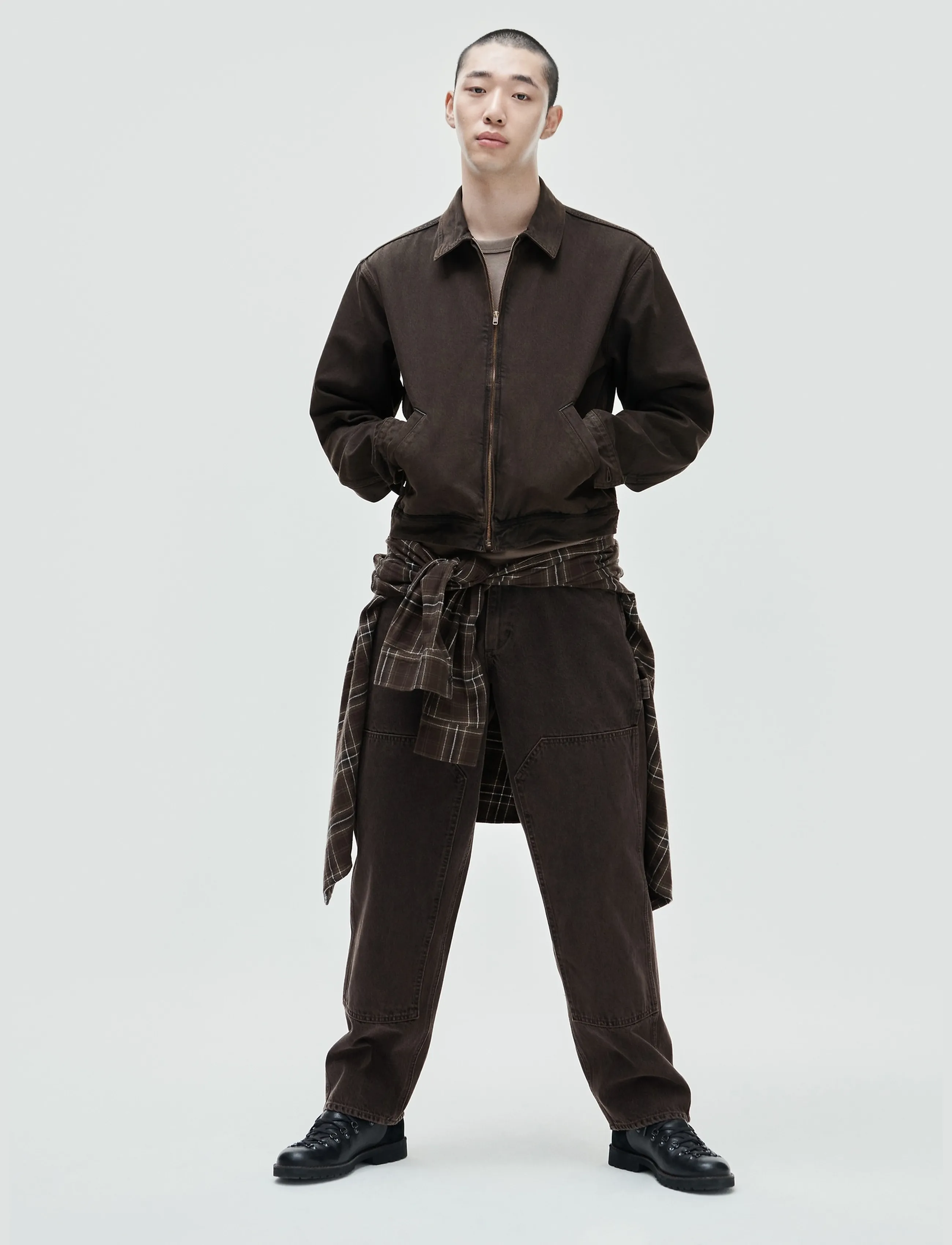 GAP Baggy Double-Knee Carpenter Jeans from the GAP collection - Kläder - DARK BROWN 1 / brown