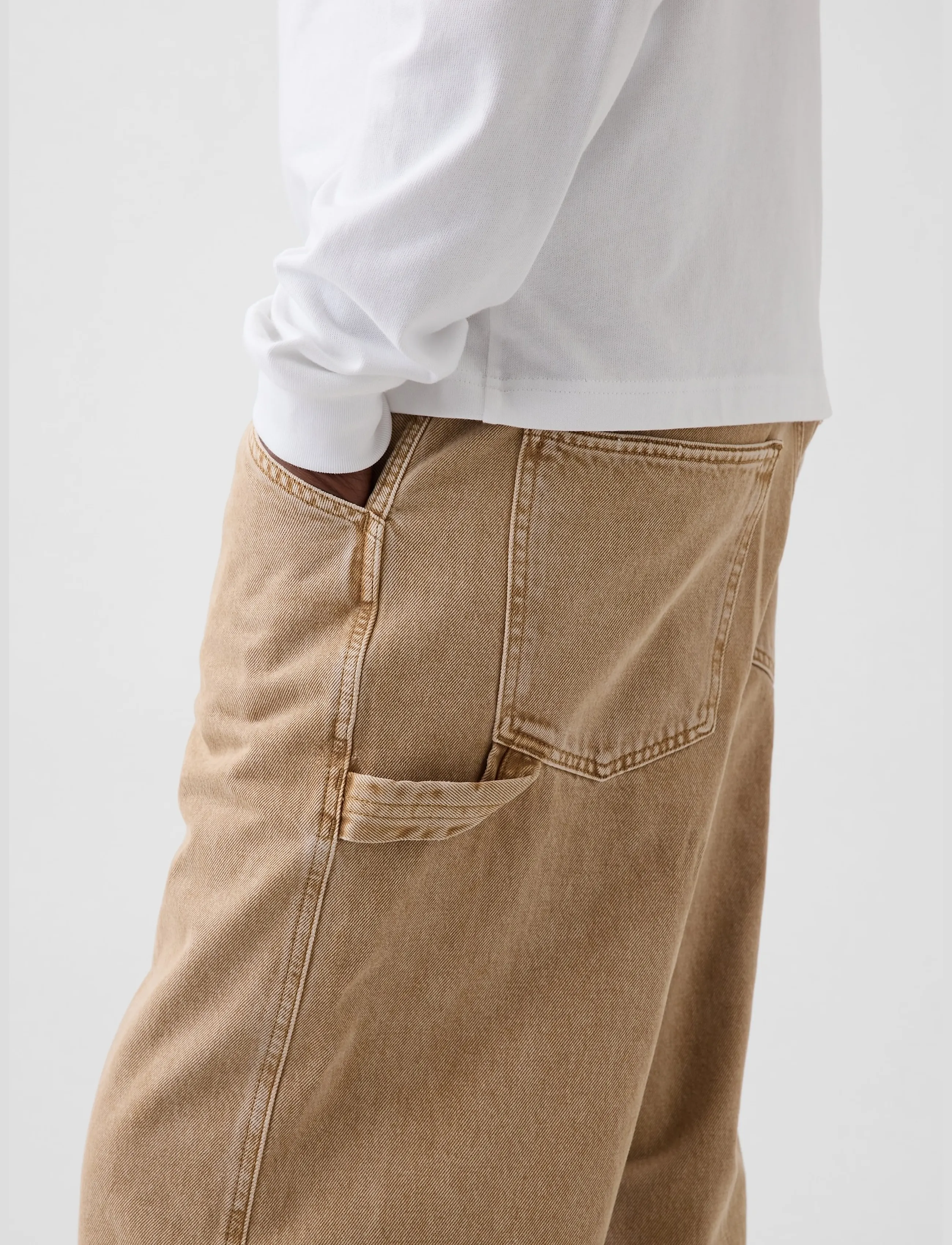 GAP Baggy Fit Jeans from the GAP collection - Streetstyle - GOLD LUREX / beige