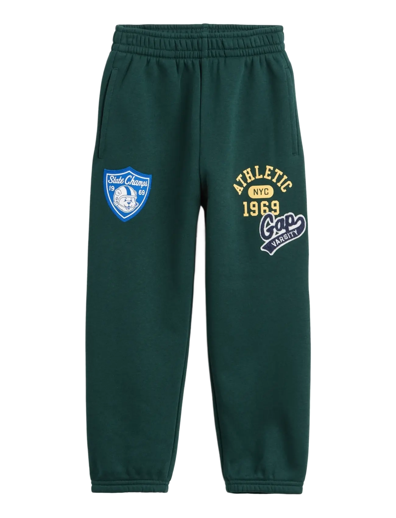 GAP Baby & Toddler VintageSoft Varsity Logo Sweatpants - GAP - DISTRICT GREEN / green