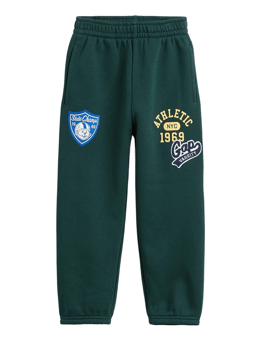GAP - Baby & Toddler VintageSoft Varsity Logo Sweatpants - jogginghosen - district green - 1