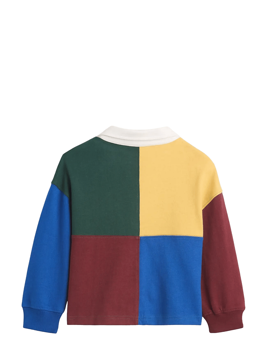 GAP - Baby & Toddler Colorblock Rugby Polo Shirt - langärmelig poloshirt - colorblock - 2