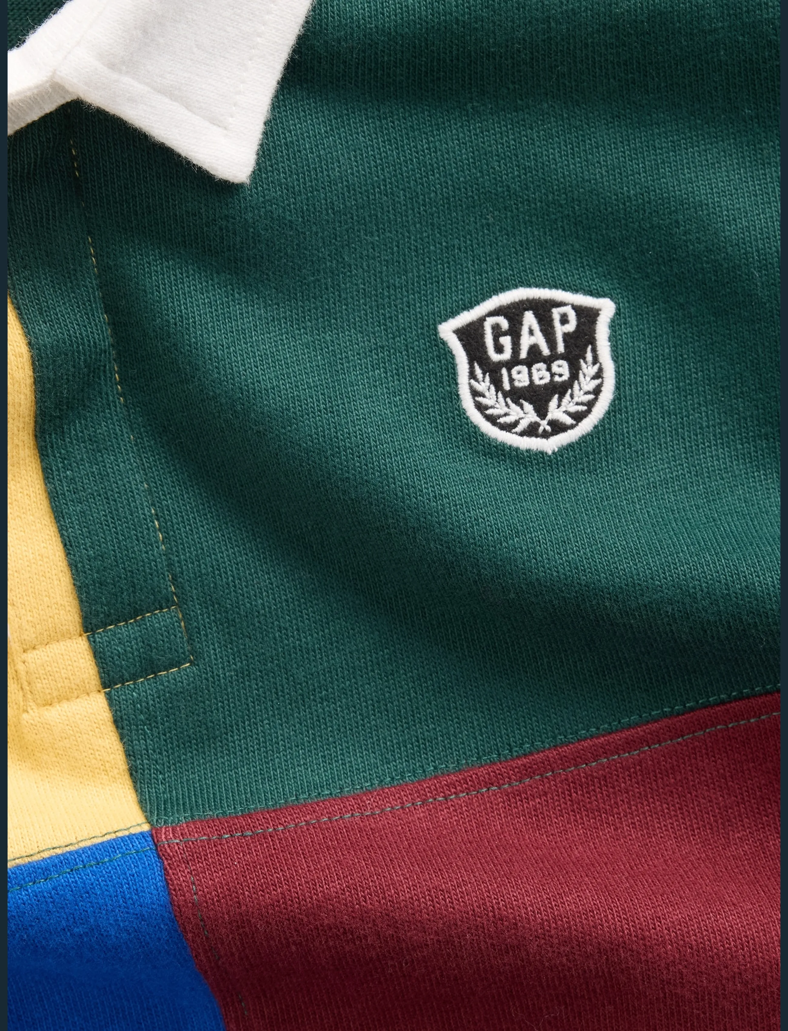 GAP - Baby & Toddler Colorblock Rugby Polo Shirt - langärmelig poloshirt - colorblock - 3