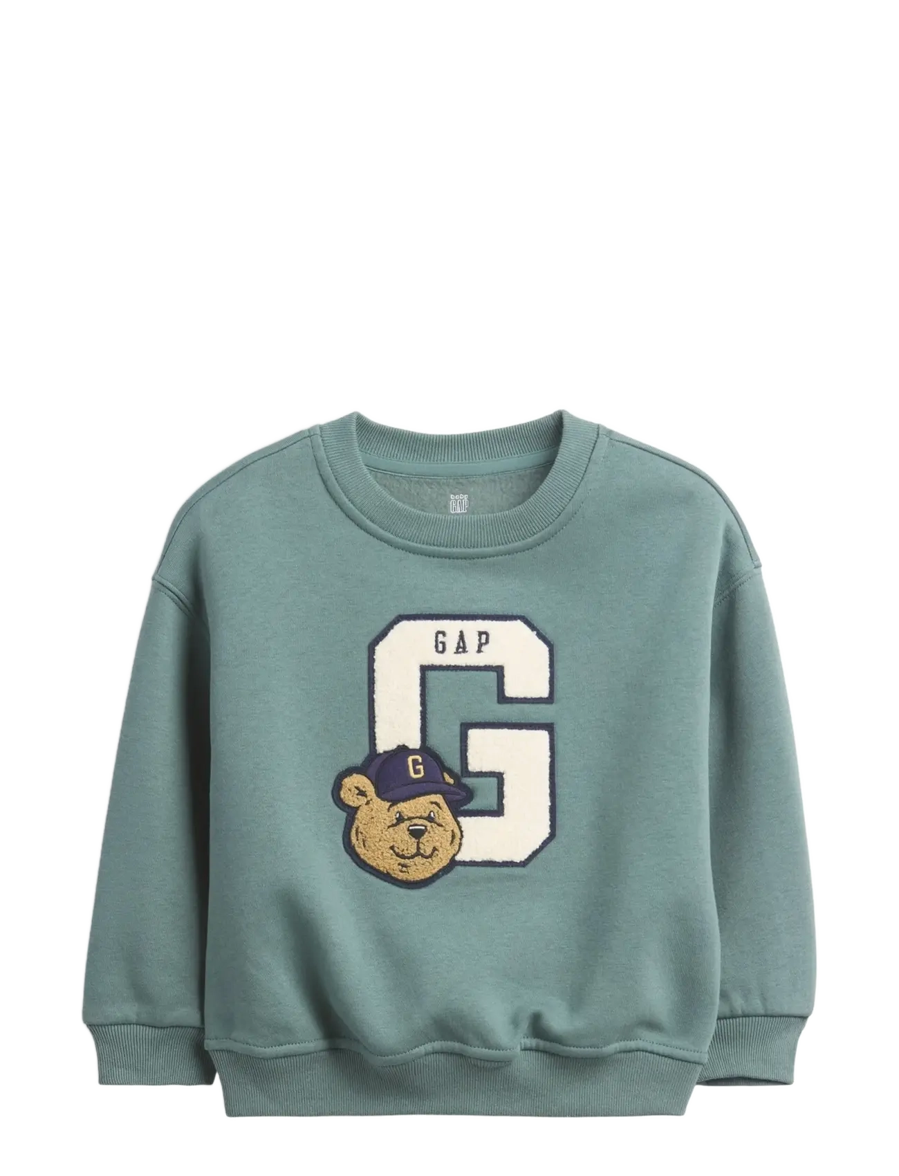 GAP - Baby & Toddler VintageSoft Varsity Logo Sweatshirt - dressipluusid - district green - 1