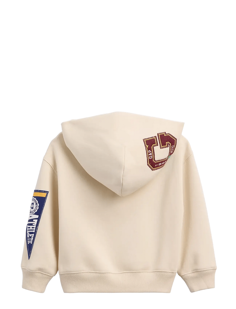 GAP - Varsity Fleece Logo Full-Zip Sweatshirt - fleecejacken - chino - 1