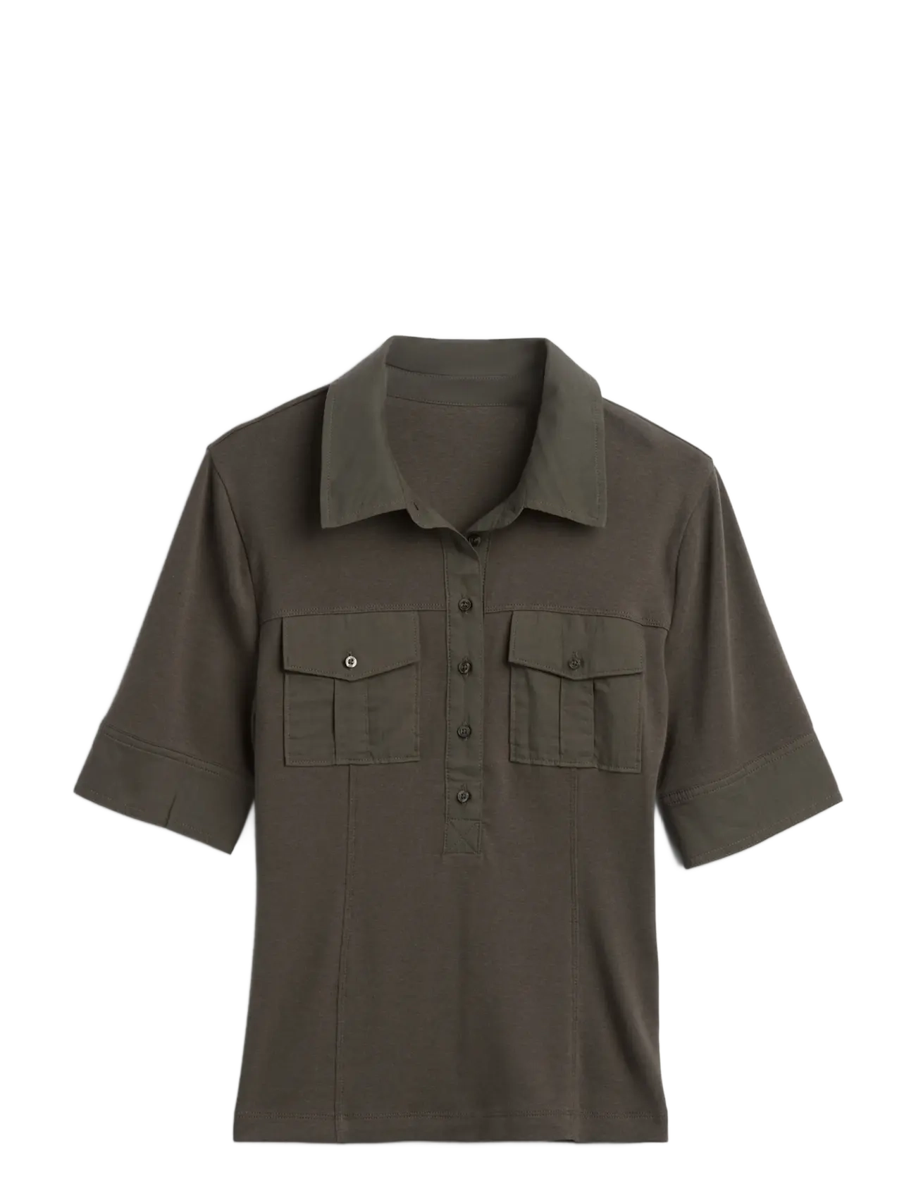 GAP - Modern Elbow-Sleeve Utility T-Shirt from the GAP collection - poloshirts - bamboo - 1