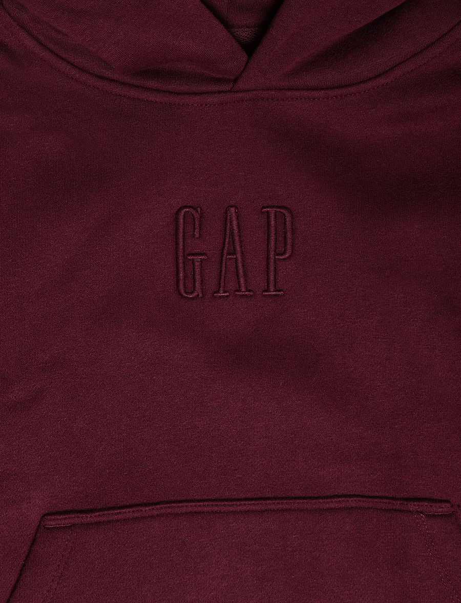 GAP - Kids VintageSoft Relaxed Logo Hoodie - kapuutsiga pusad - tuscan red - 2