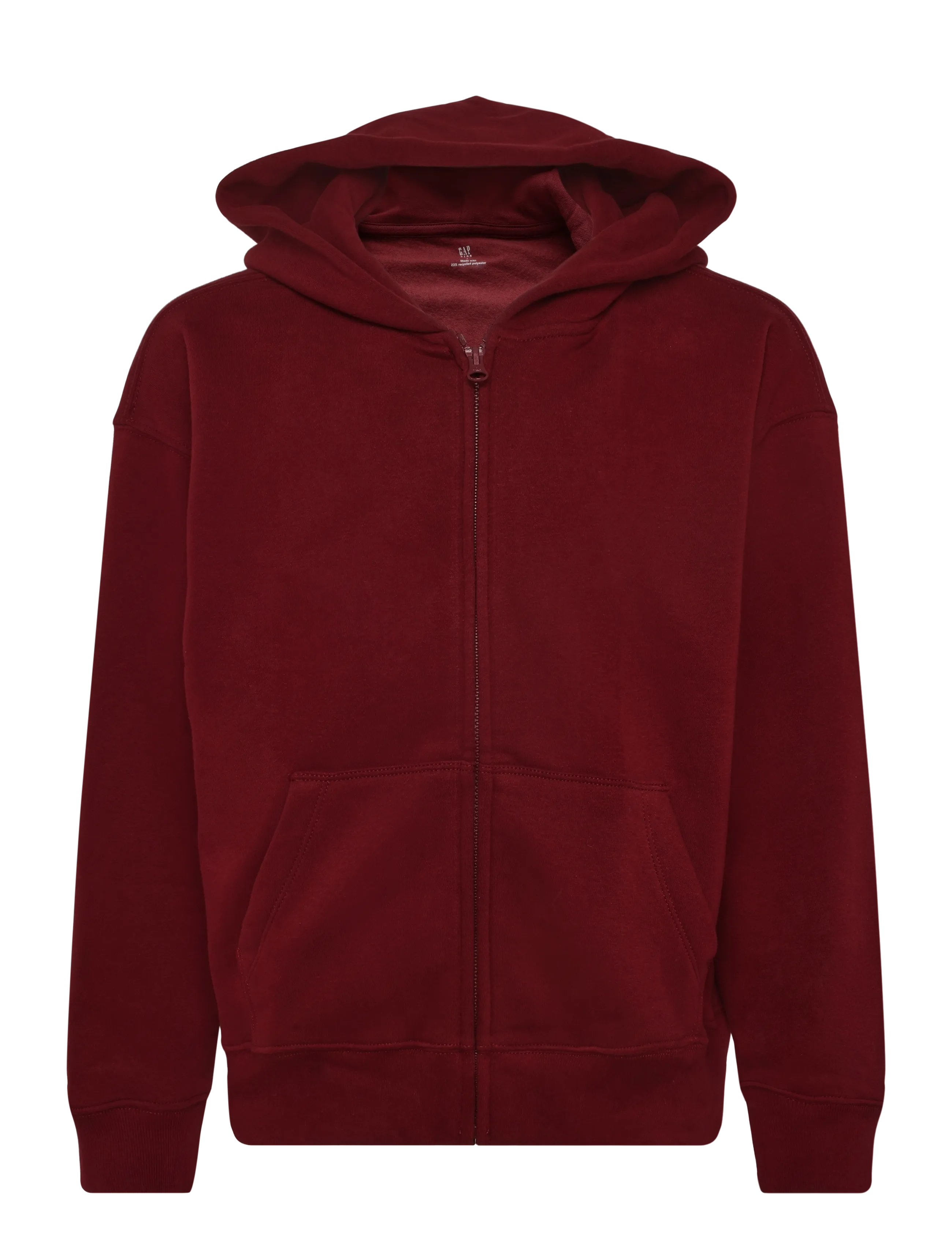 GAP Kids VintageSoft Relaxed Zip Hoodie - Kläder - RADISH / red