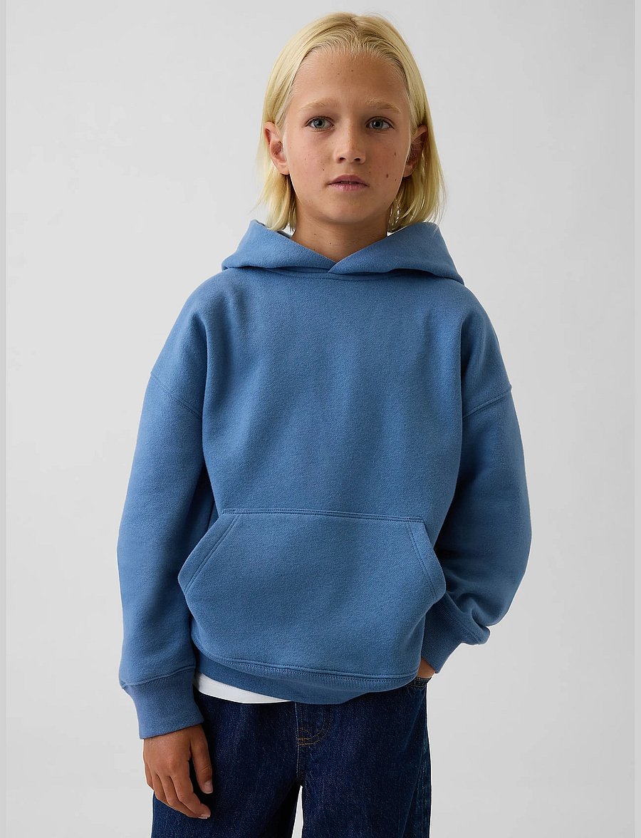 GAP - Kids VintageSoft Relaxed Hoodie from the GAP collection - bainbridge blue - 0