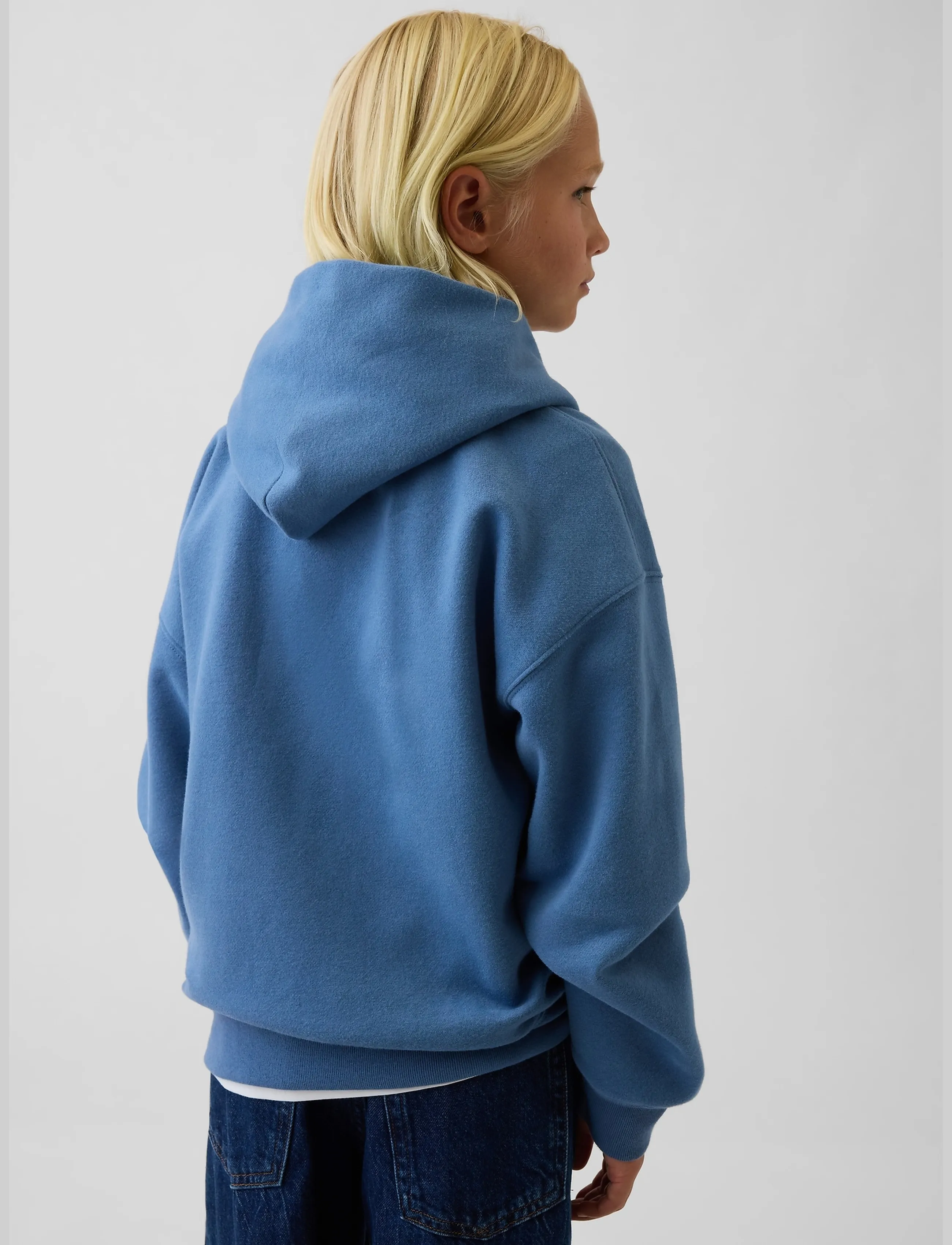 GAP - Kids VintageSoft Relaxed Hoodie from the GAP collection - bainbridge blue - 2
