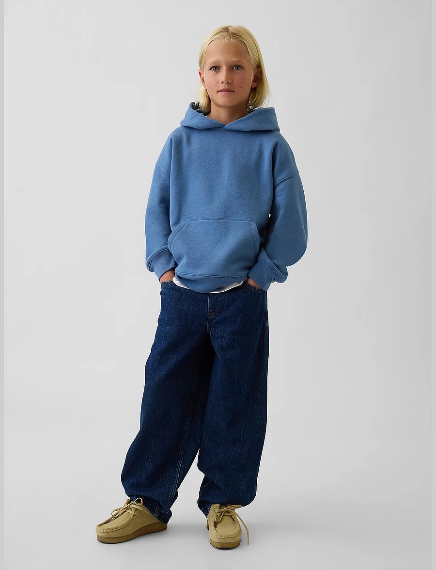 GAP - Kids VintageSoft Relaxed Hoodie from the GAP collection - bainbridge blue - 3