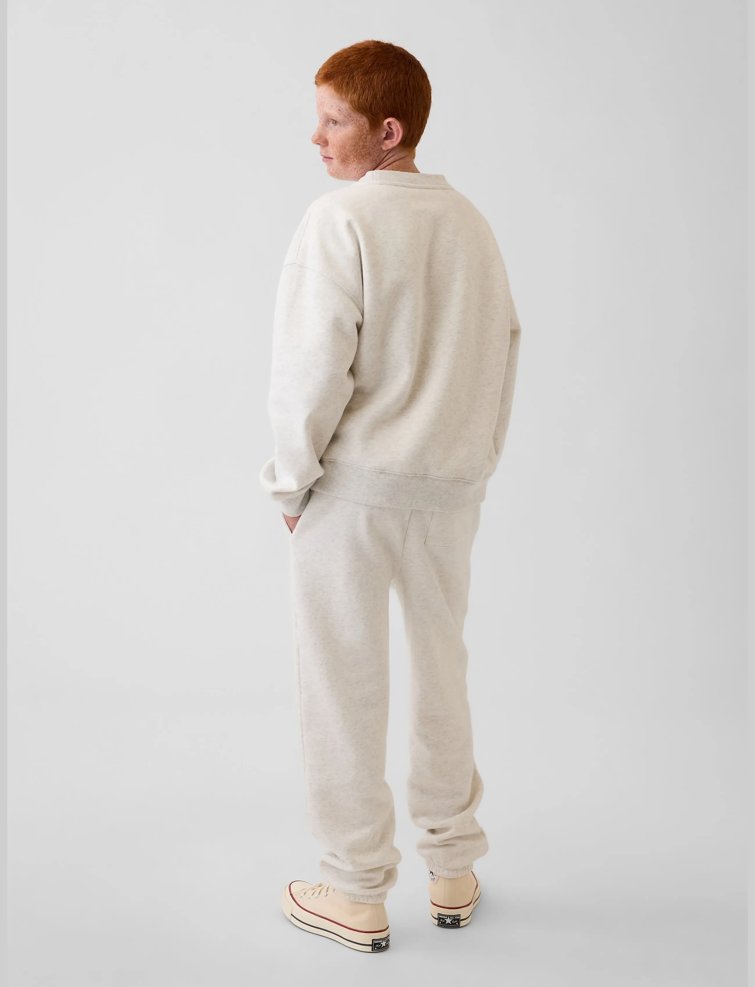 GAP - Kids VintageSoft Relaxed Joggers from the GAP collection - jogginghosen - pale grey heather bc01 - 3