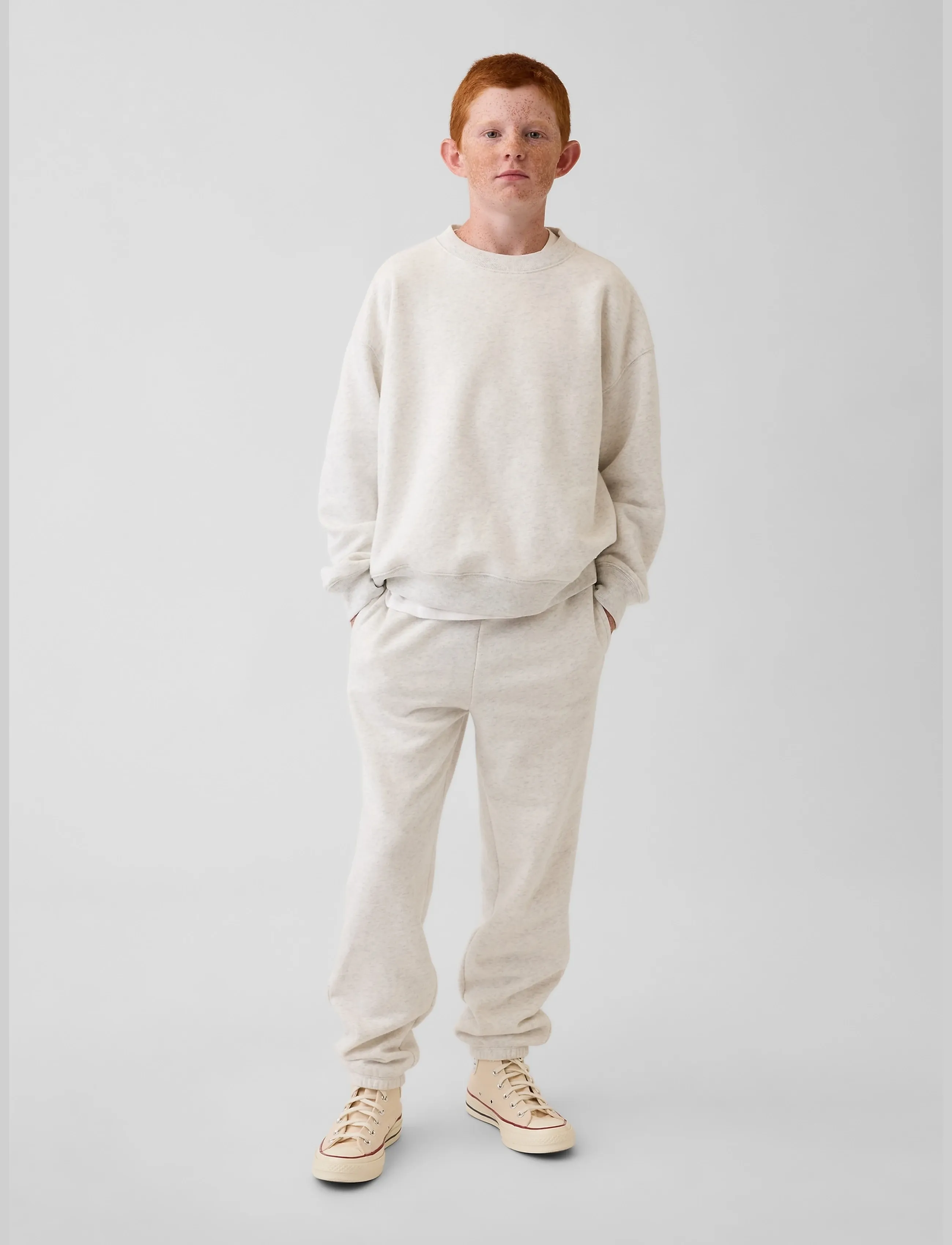 GAP - Kids VintageSoft Relaxed Joggers from the GAP collection - jogginghosen - pale grey heather bc01 - 4