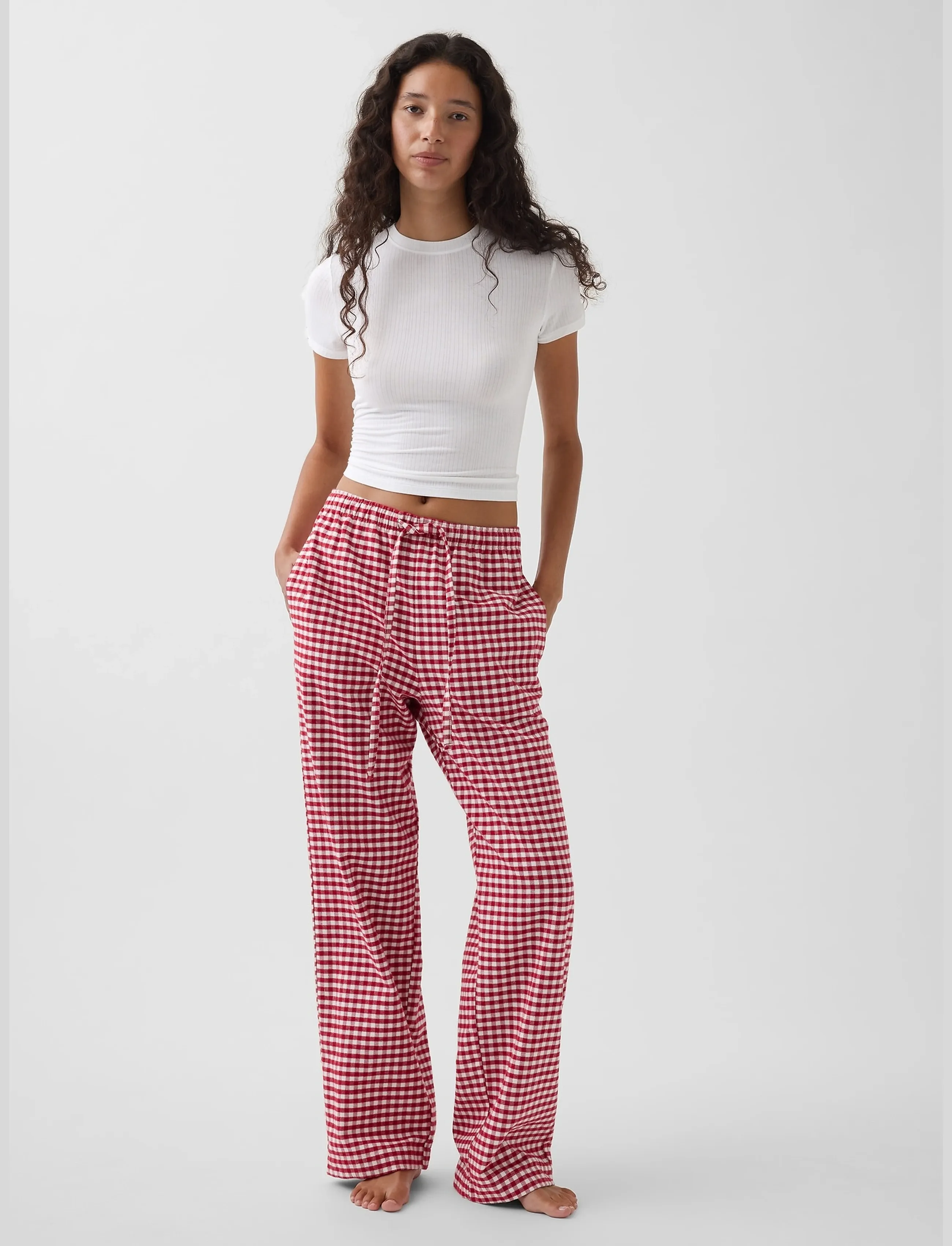 GAP - Flannel Pants from the GAP collection - pidžaamapüksid - fs red gingham - 0